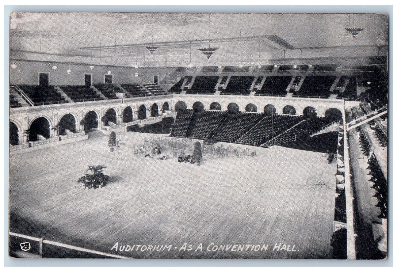 St. Paul Minnesota MN Postcard Auditorium Convention Hall c1910 Vintage Antique