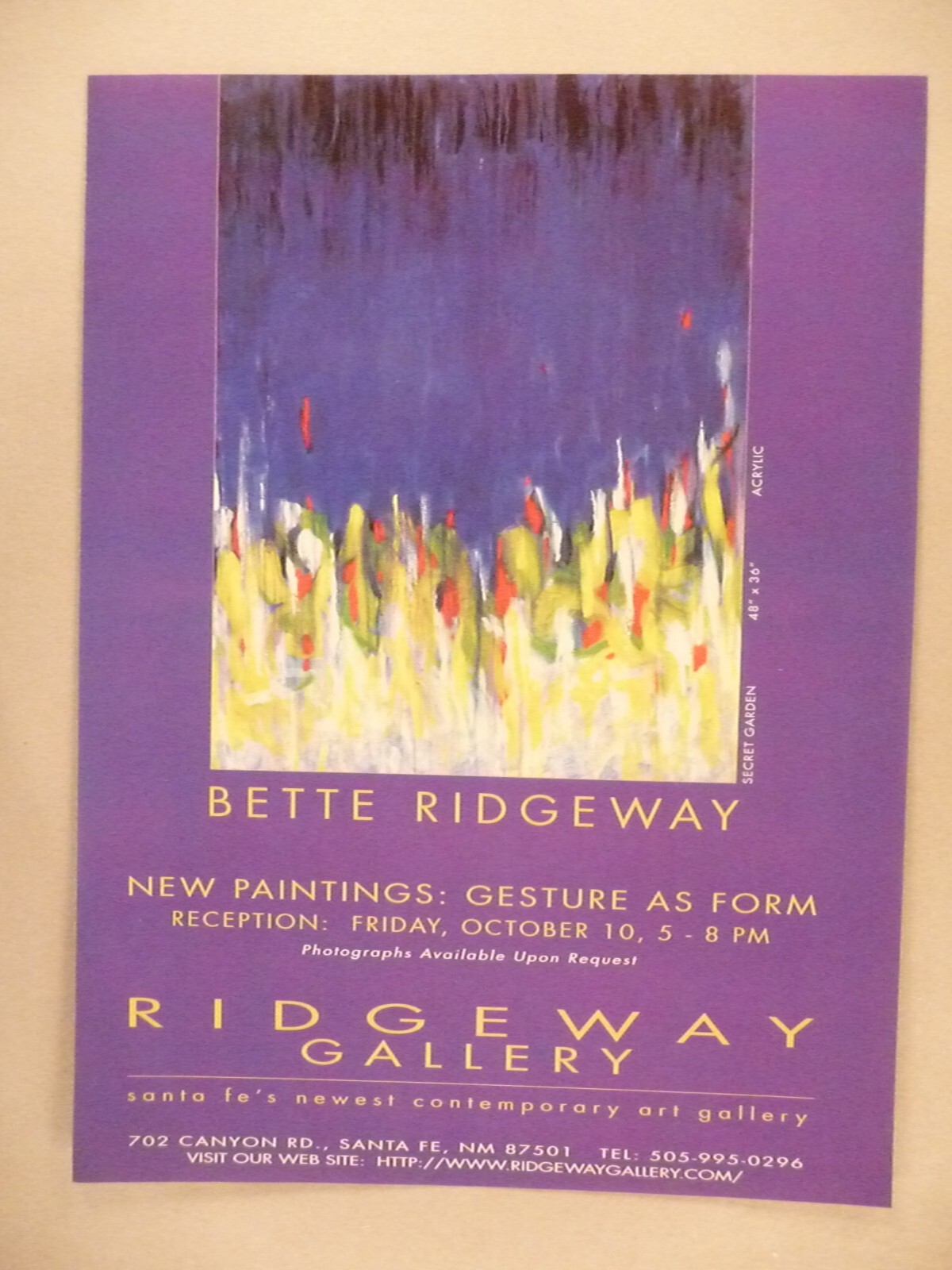 Bette Ridgeway MAGAZINE AD - 1997