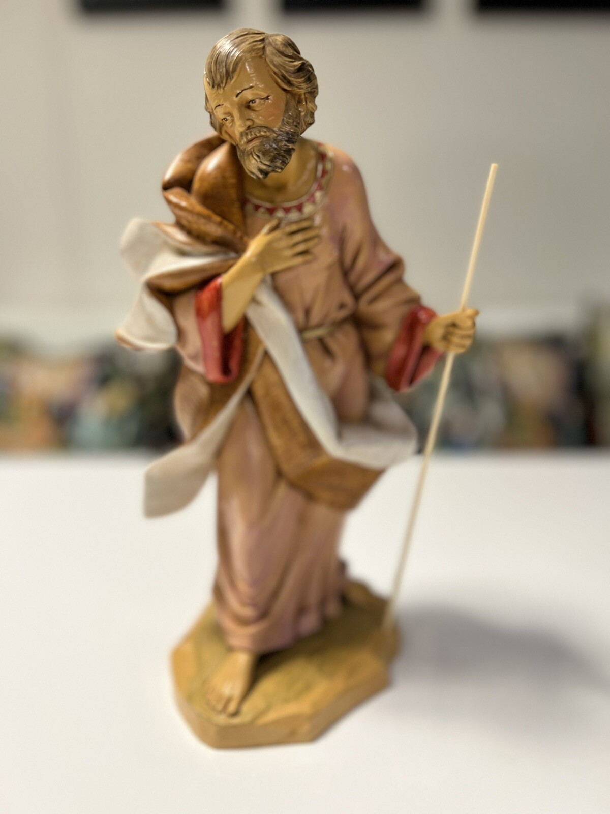 Fontanini Nativity Scene Figurine Joseph 12” Resin 1991 Italy Fontanini Nativity Scene Figurine Joseph 12” Resin 1991 Italy