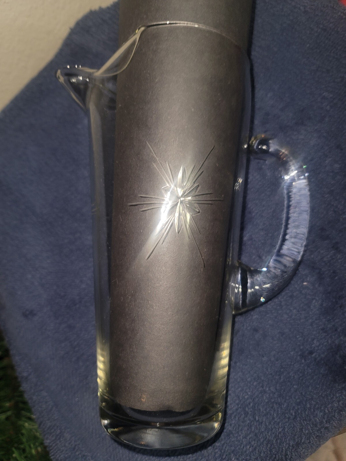 Vintage Atomic starburst martini pitcher 