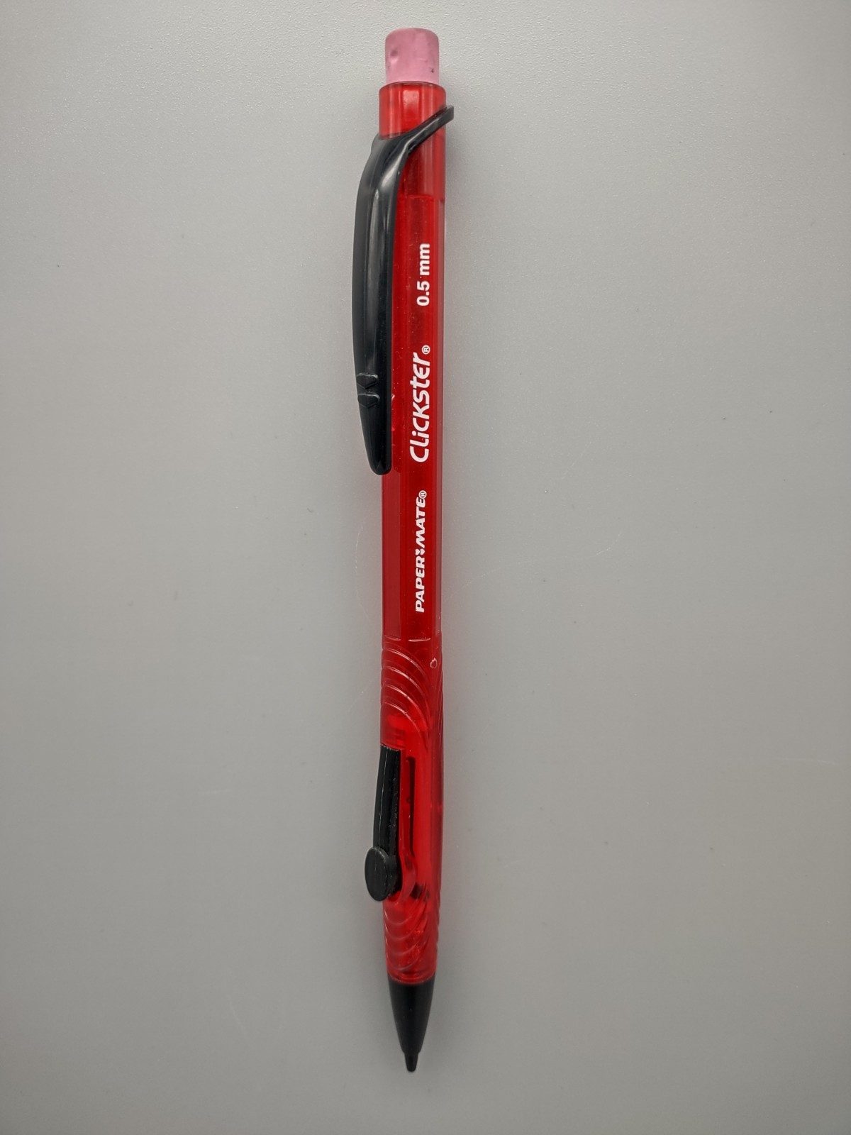 Vtg 90s Paper Mate Clickster Mechanical Pencil Japan Red