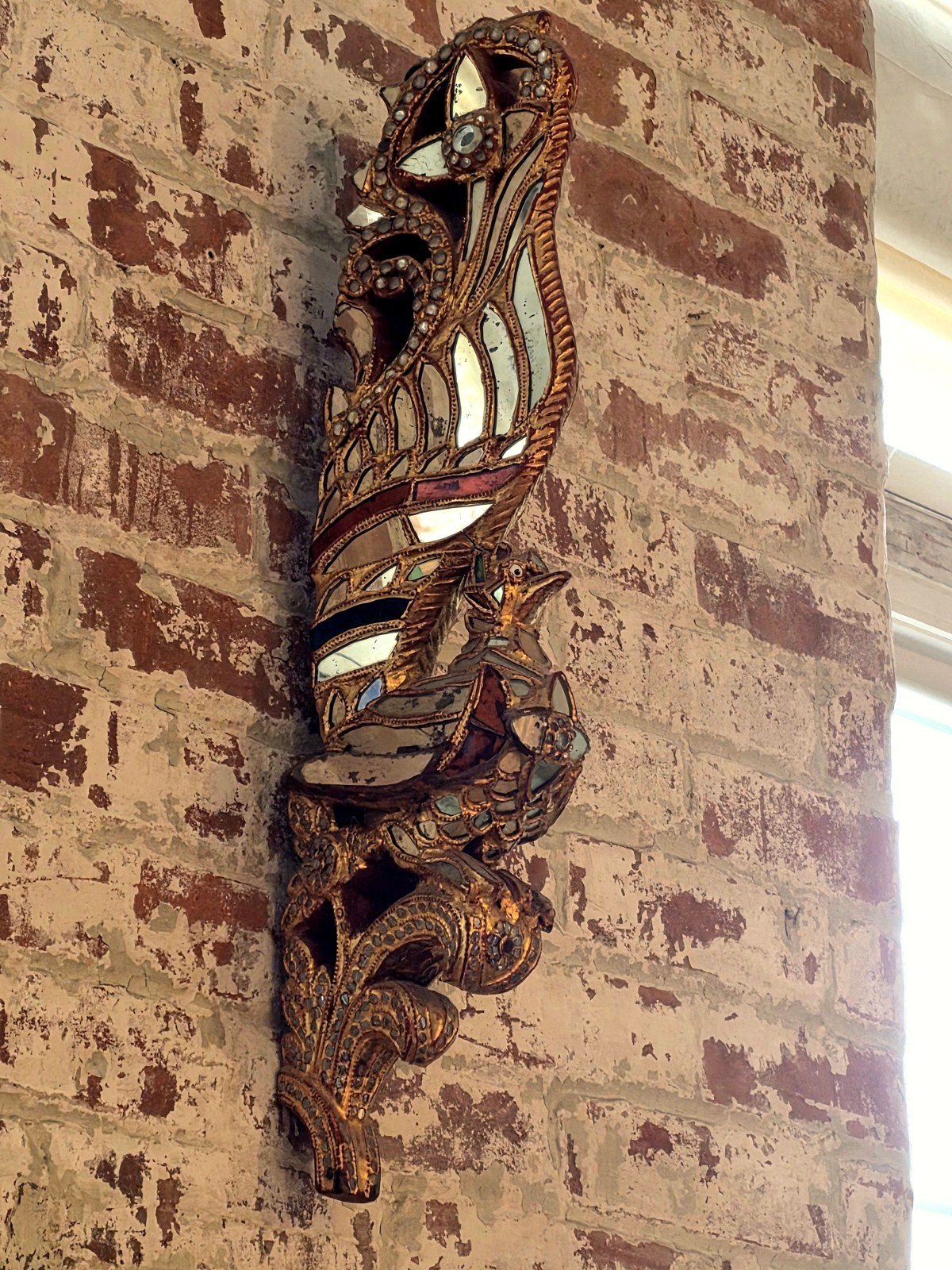Two Thai Temple Corbels