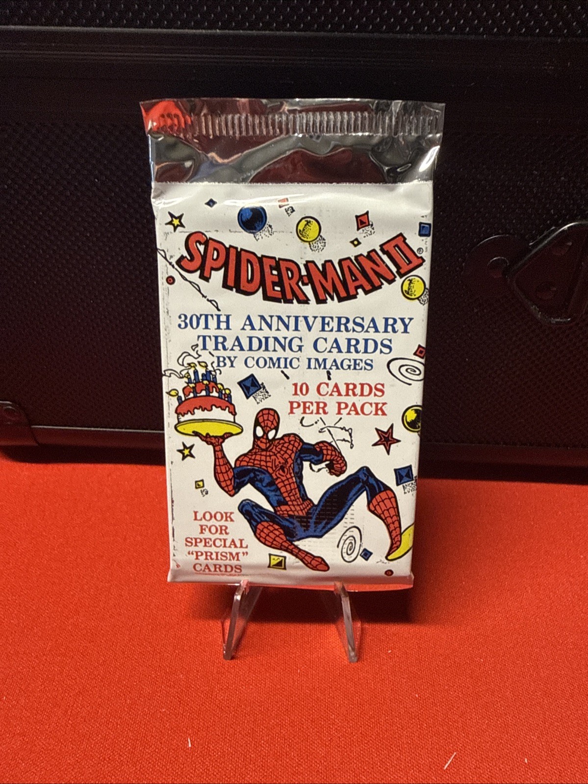 1992 COMIC IMAGES SPIDERMAN II FACTORY SEALED PACK, 10 CARD PACK