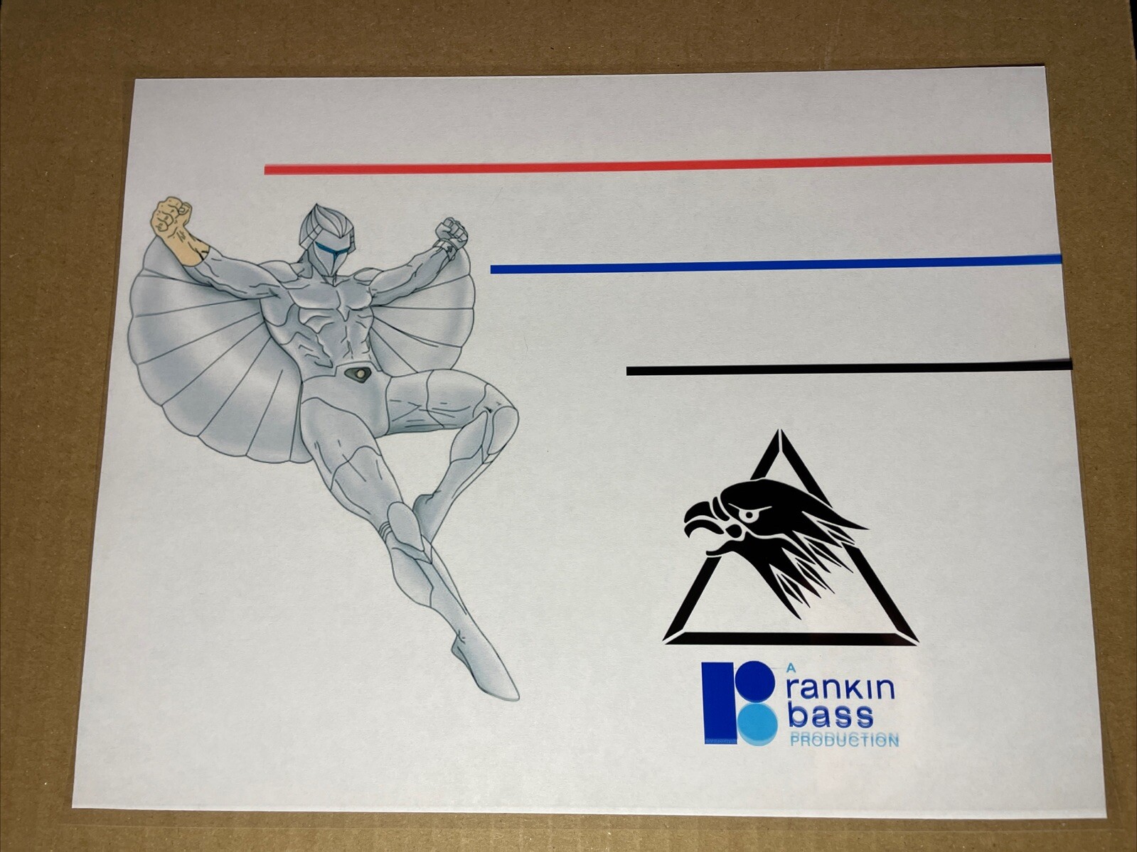 SILVERHAWKS Animation Cel Print PUBLICITY Cels Concept Ary 80’s cartoon Anime Ad