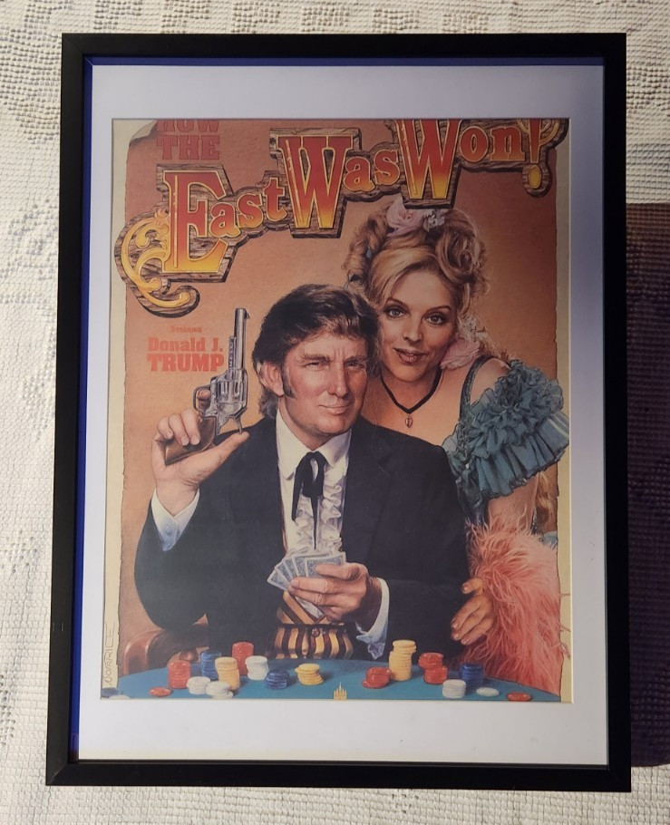 1994 & 1995 Donald Trump Castle Invitation Posters VERY RARE