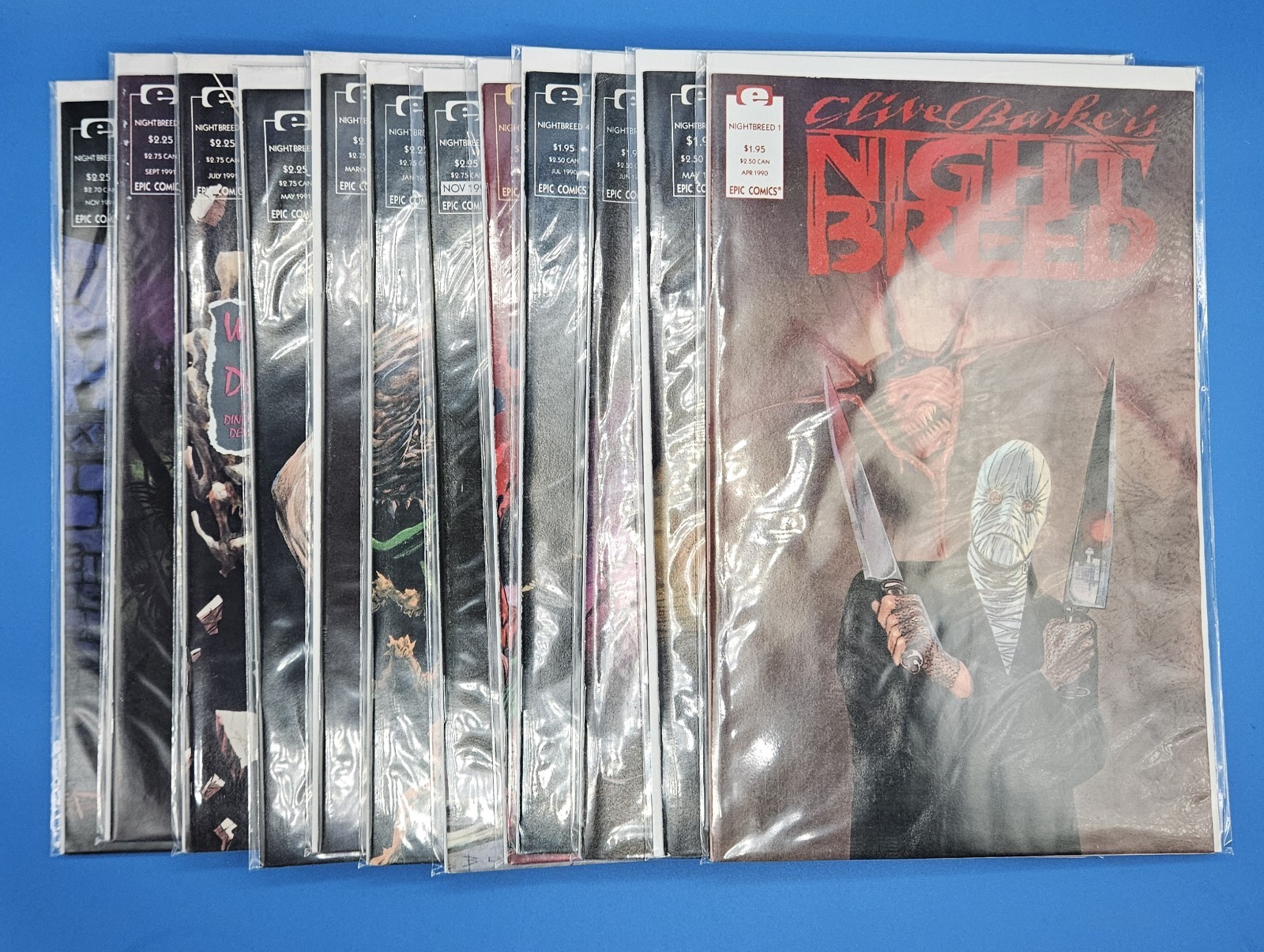 Clive Barker's NIGHT BREED Epic Marvel Comics 1990 Book 1,2,3,4,5,6,7,8,9,10,11 Clive Barker's NIGHT BREED Epic Marvel Comics 1990 Book 1,2,3,4,5,6,7,8,9,10,11