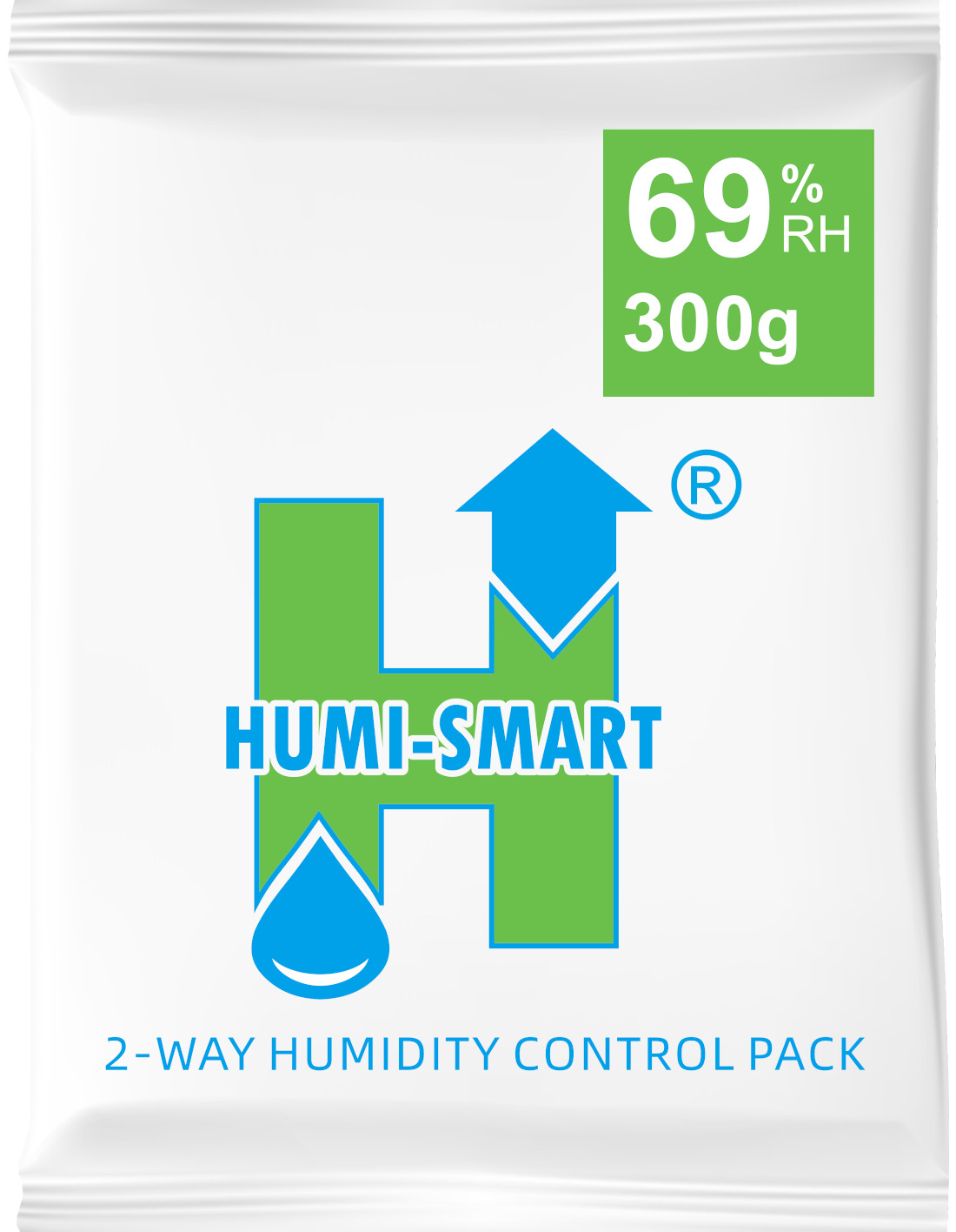 Humi-Smart 69% RH 2-Way Humidity Control Packet 300 Gram