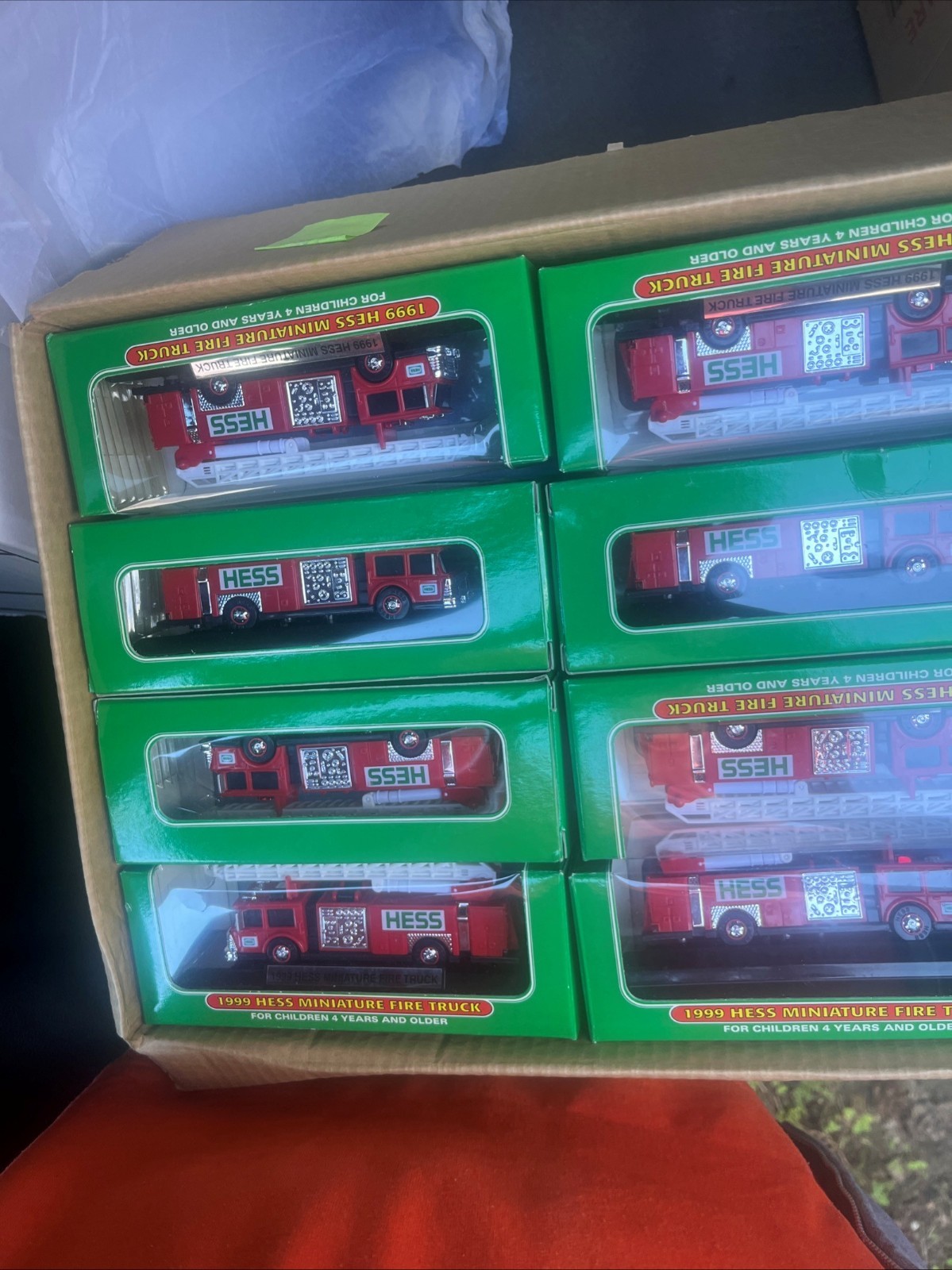 Vintage Hess Toy Mini Truck 1999  Miniature Fire Truck    New in Box