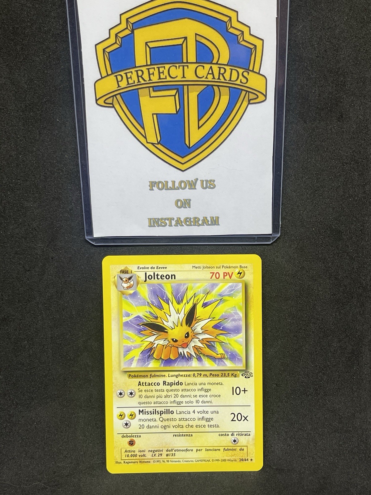 POKÉMON JUNGLE UNLIMITED JOLTEON RARE NONHOLO 20/64 NM