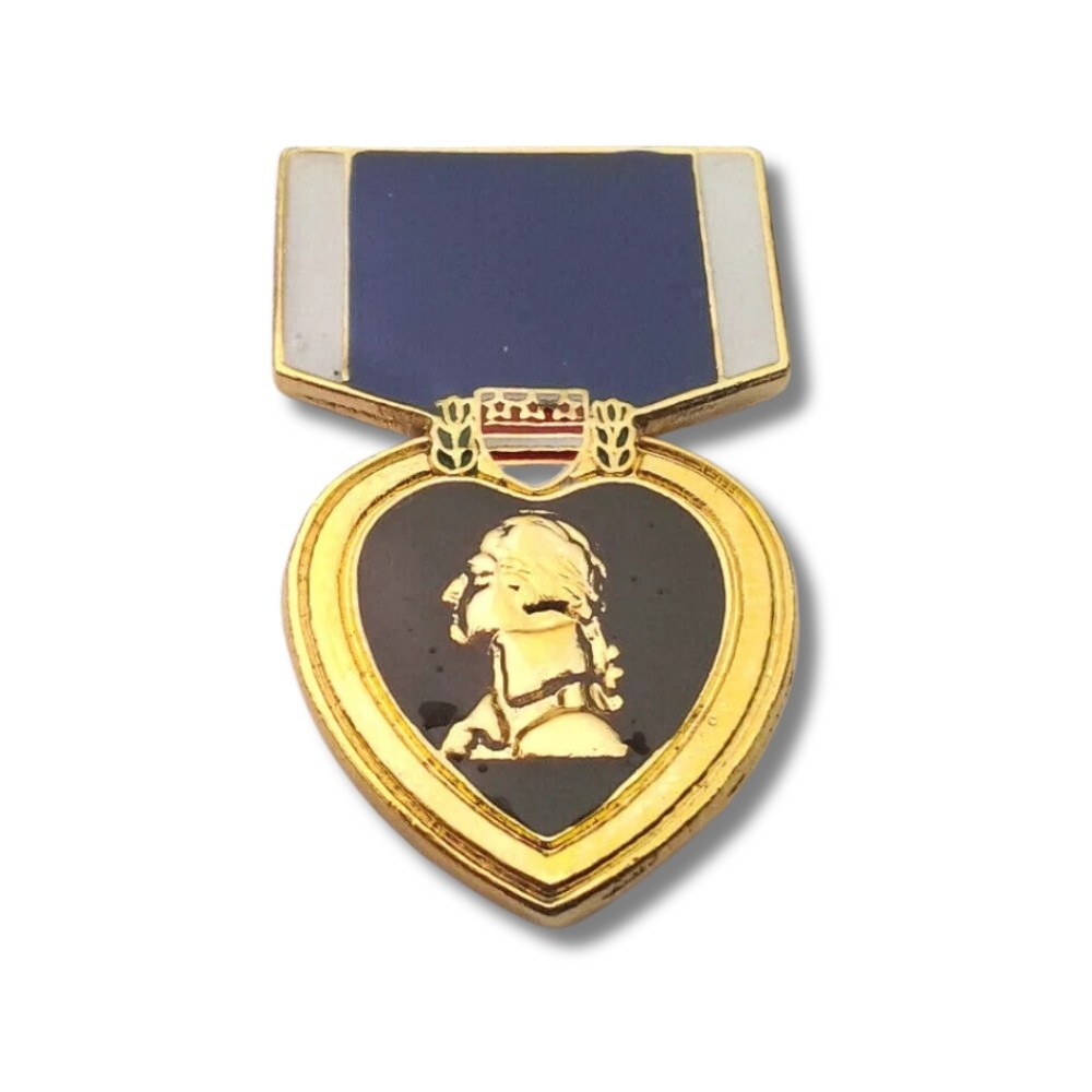 Purple Heart Medal Military US Genuine Military Issue Lapel Hat Pin 1-3/16 Purple Heart Medal Military US Genuine Military Issue Lapel Hat Pin 1-3/16