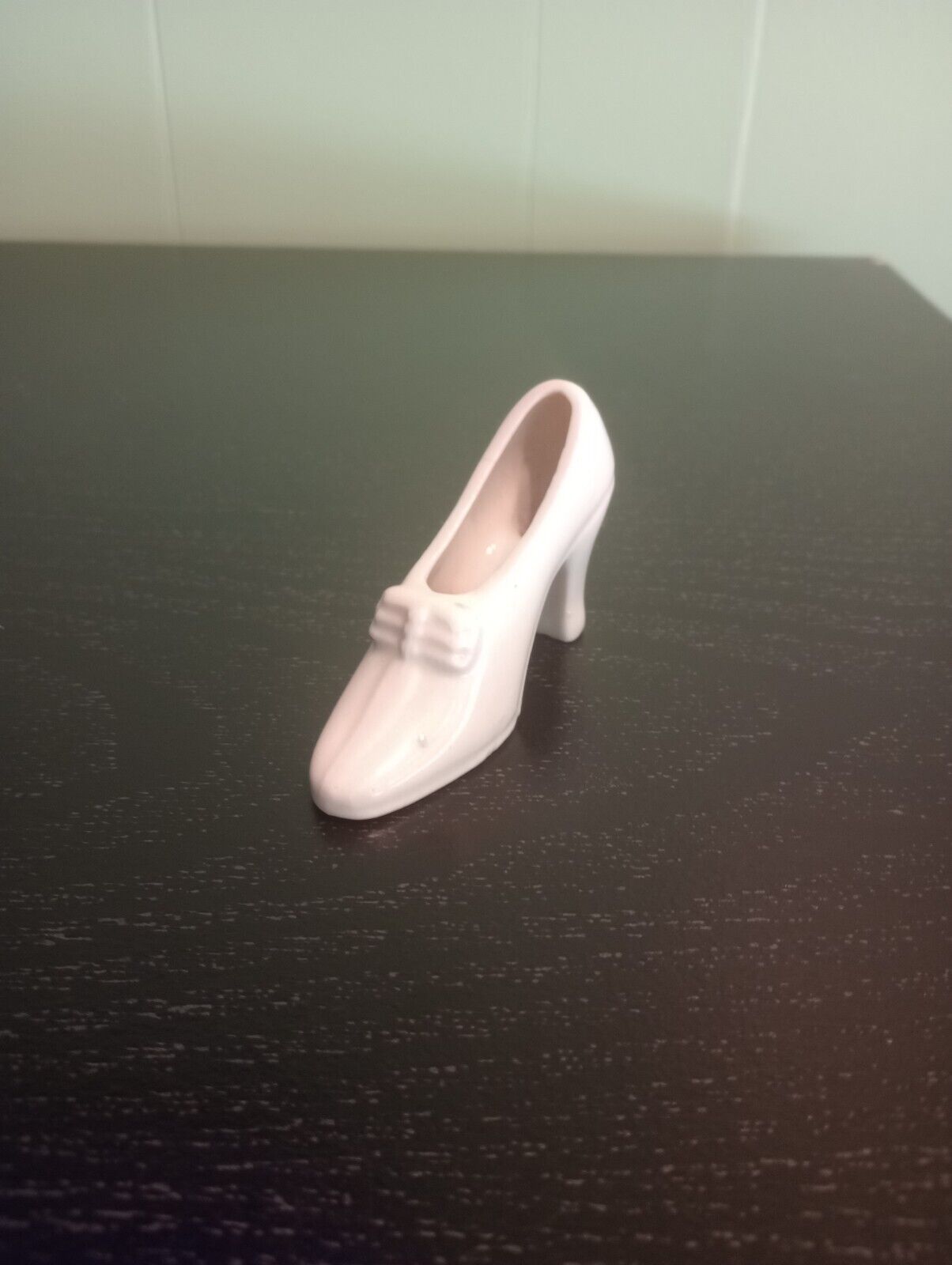 Vintage Miniature Shoe Figurine High Heel 1940's Japan Porcelain