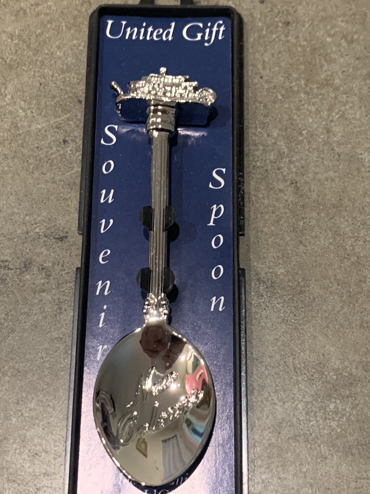 Vintage Souvenir Spoon US Collectible New Orleans Paddlewheel Louisiana