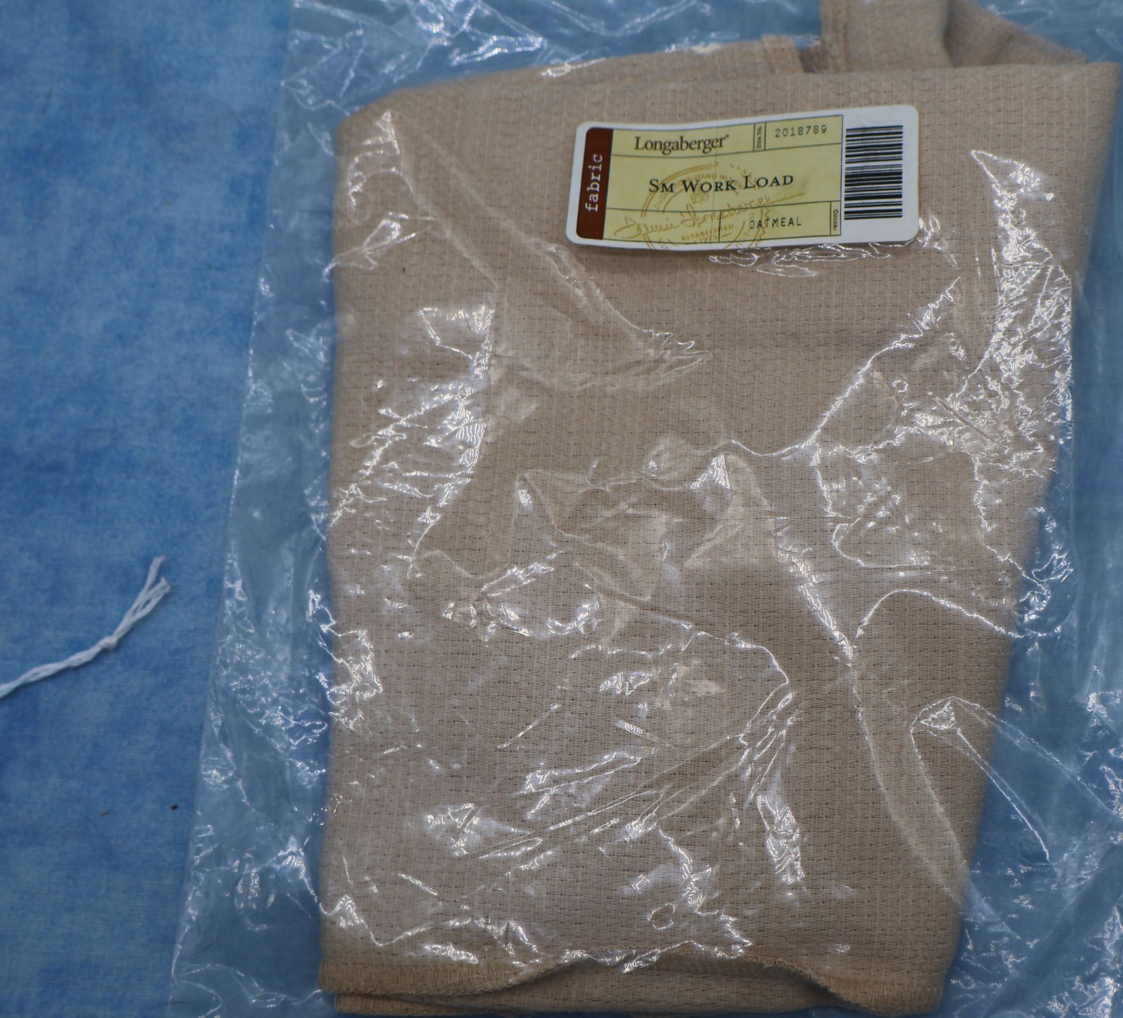 Longaberger Small Work Load Oatmeal Basket Liner 2018789 NIP
