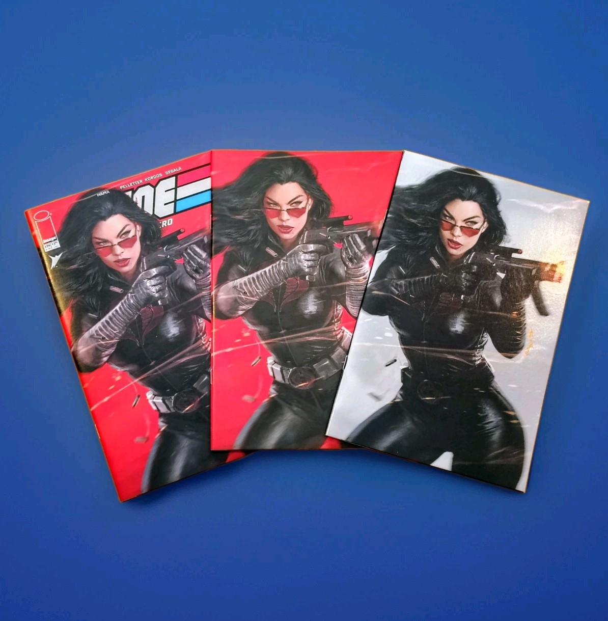 G.I. Joe A Real American Hero #329 Shikarii Trade Virgin Foil Variant Set LE750