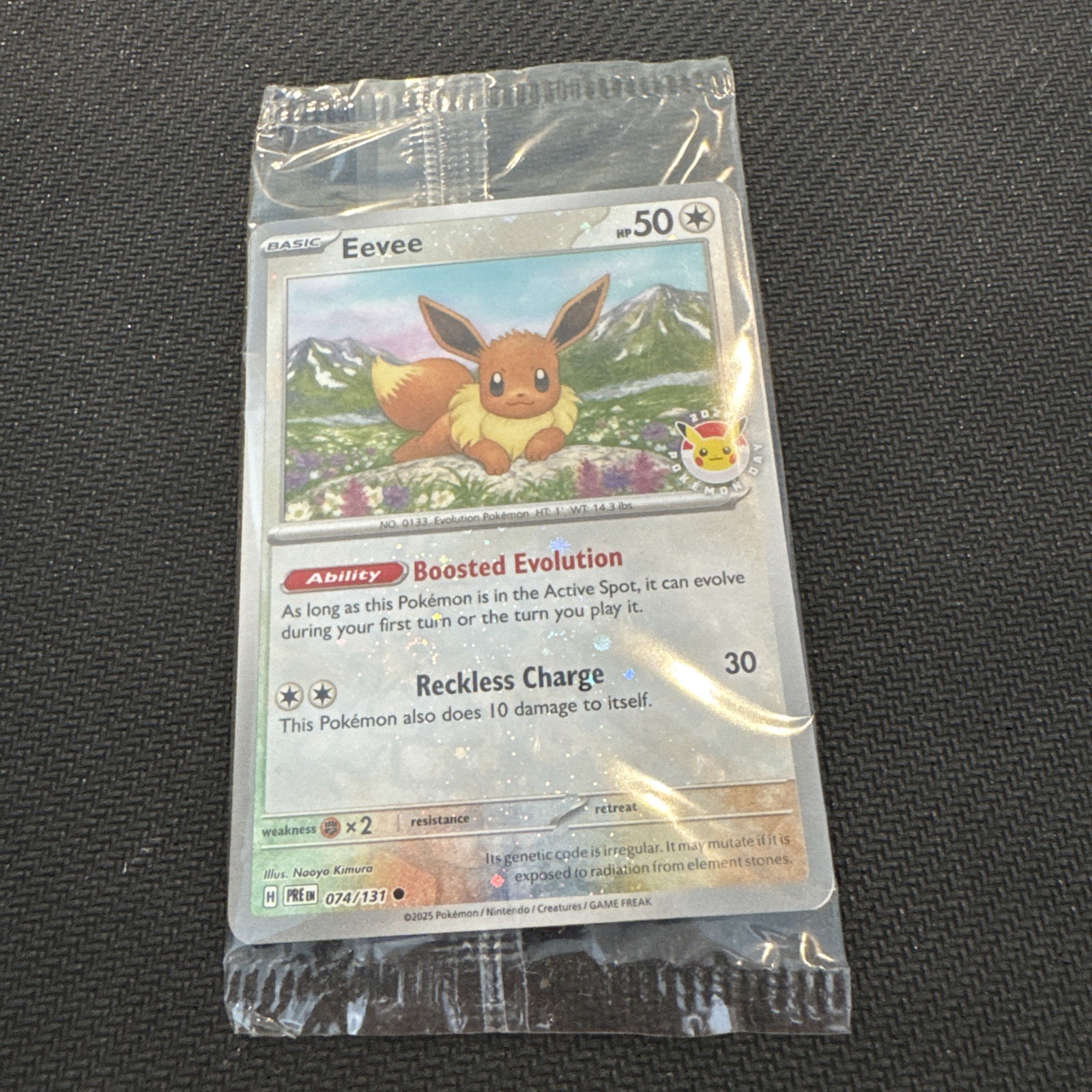 Pokémon TCG Eevee Pokemon Day Promo 074/131 Prismatic Evolutions *SEALED* NM