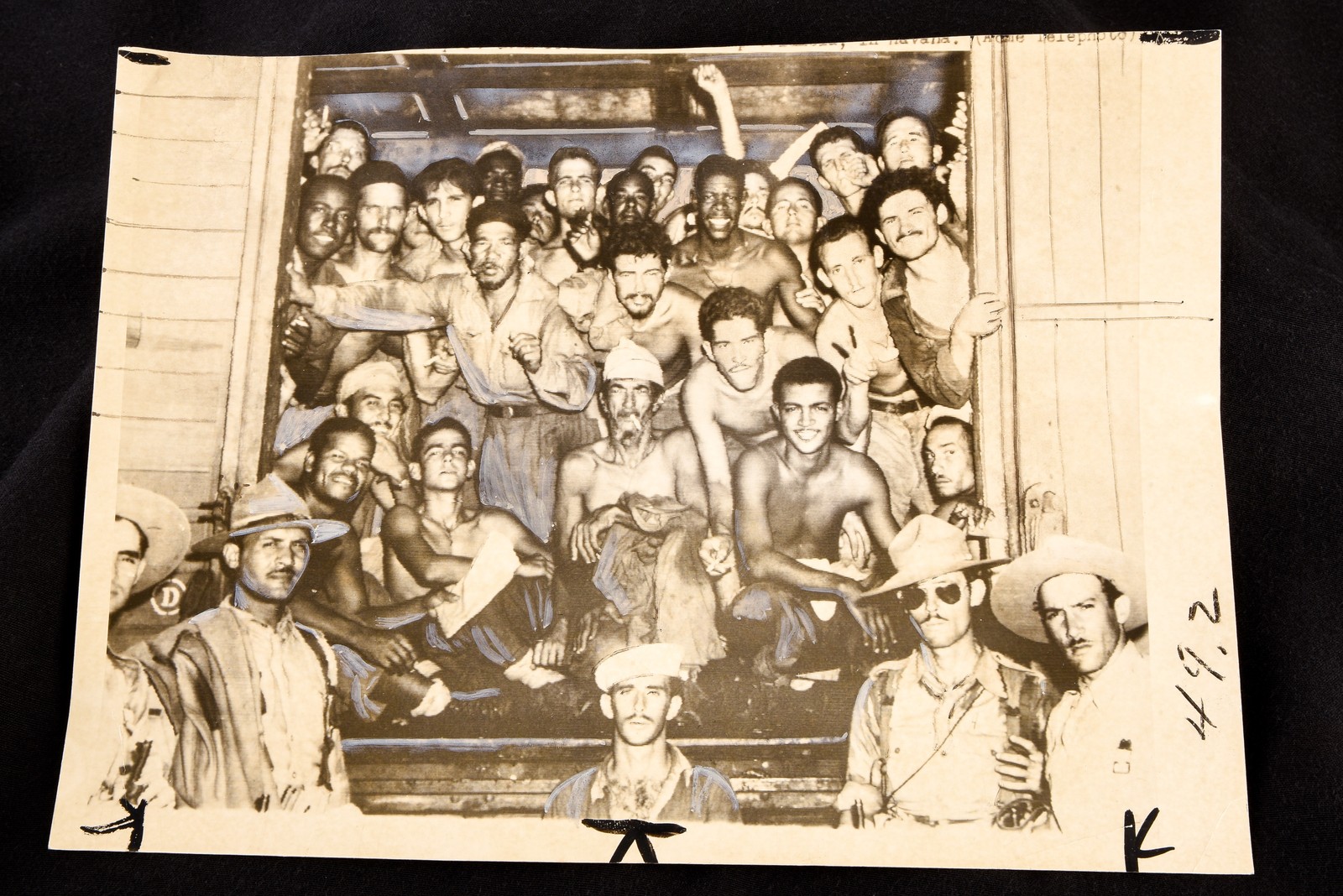 1947 Press Wire Photo Rebellion Thwarted Captured Dominican Republic 10x7½