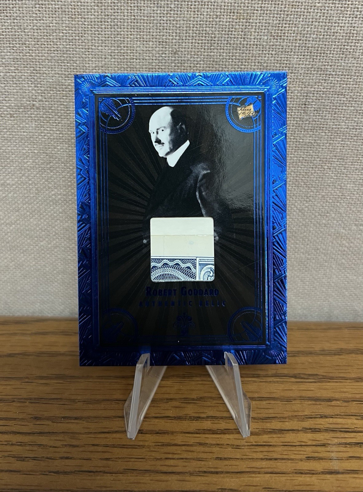 2025 Pieces of the Past Roaring Twenties Robert Goddard Blue Relic #43/50