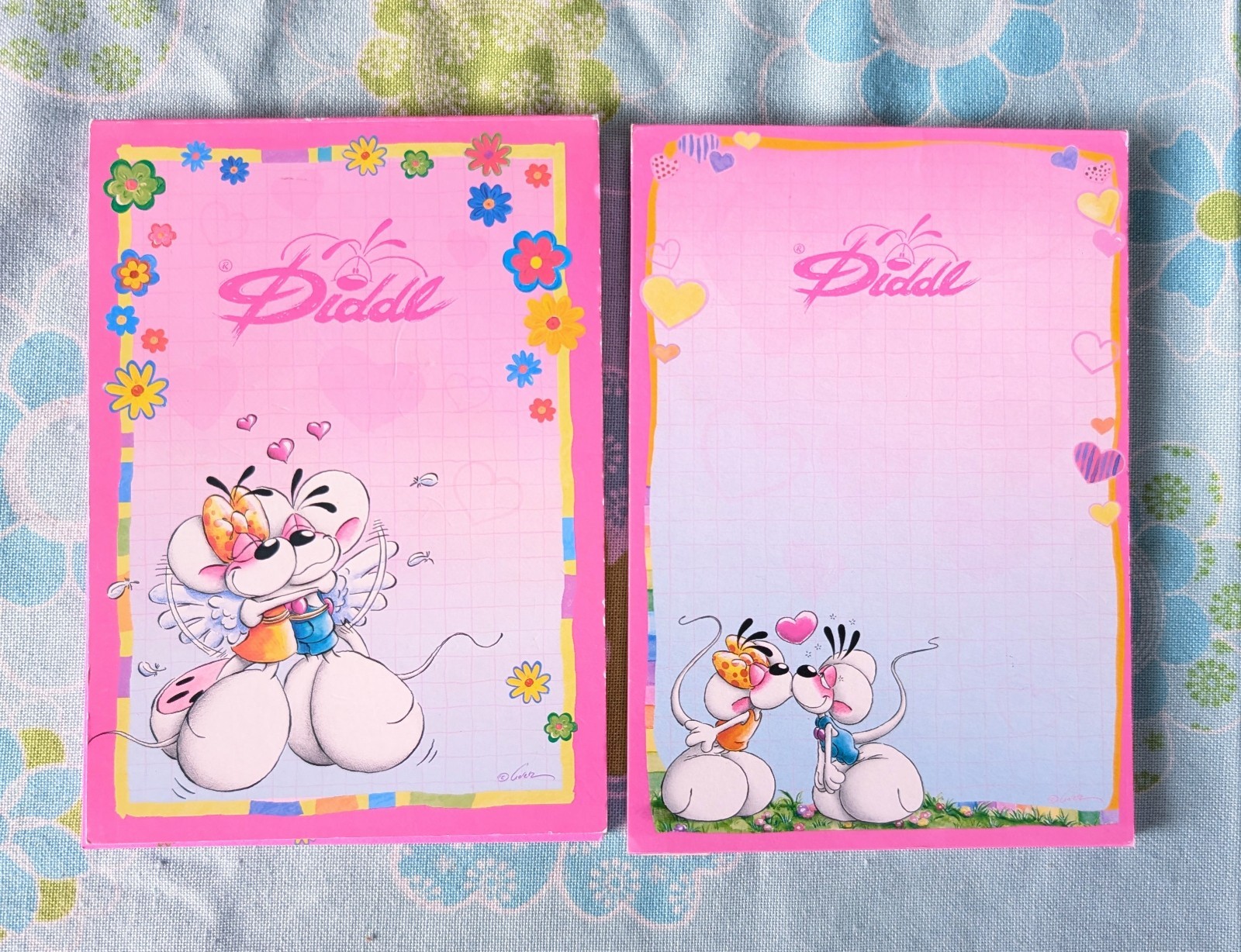 Diddl Special Block Sheets A6, 2 Sheets 🌸🐭🩷