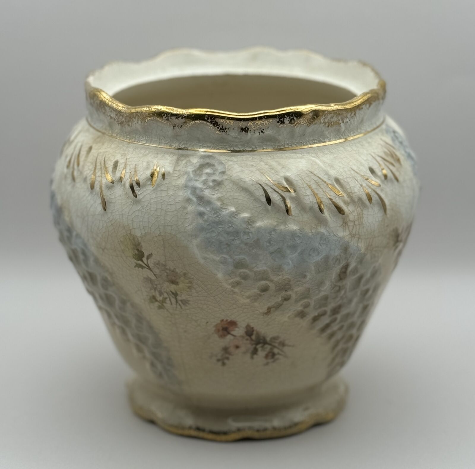 Antique Limoges Occo Porcelain Large Flower Pot 1890-1912