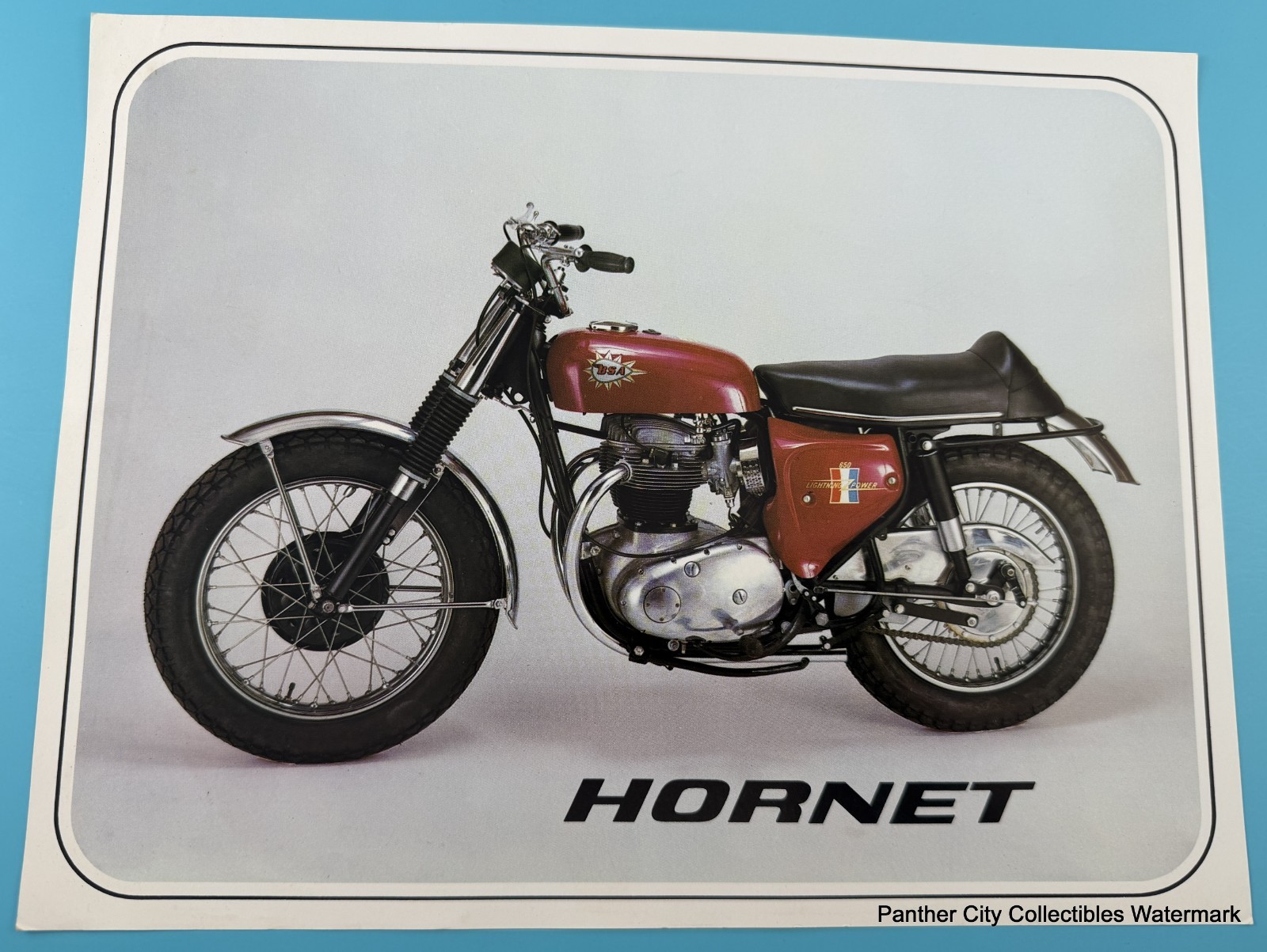 Manufacturer Original 1967 BSA Hornet Motorcycle Brochure