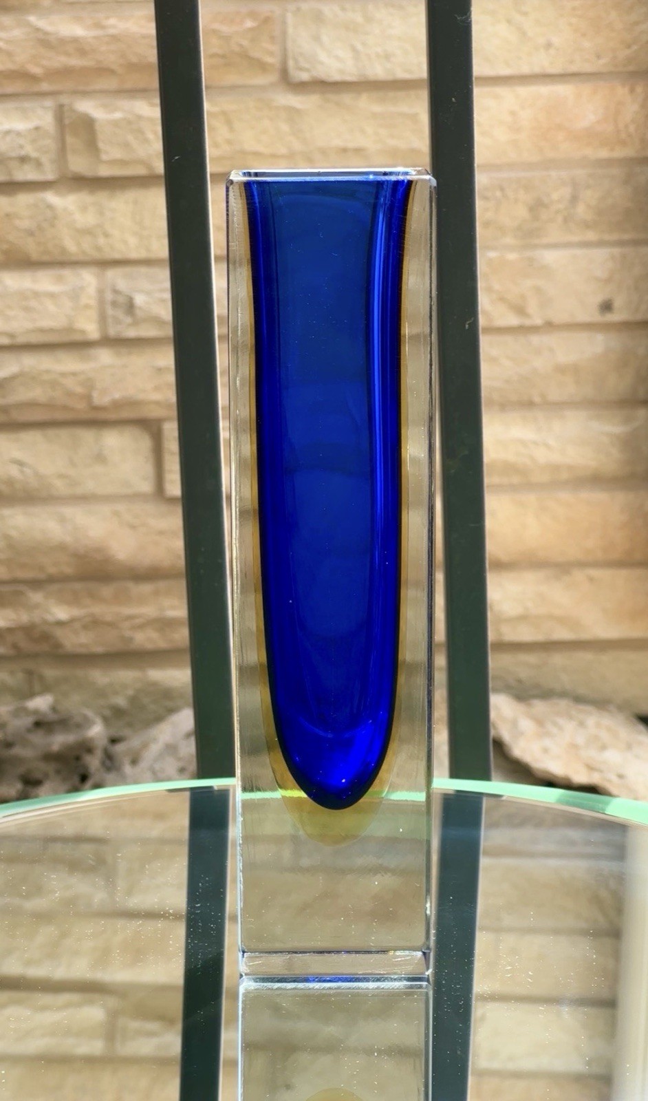 VTG-MCM Murano, Italy Blue & Amber Sommerso 10