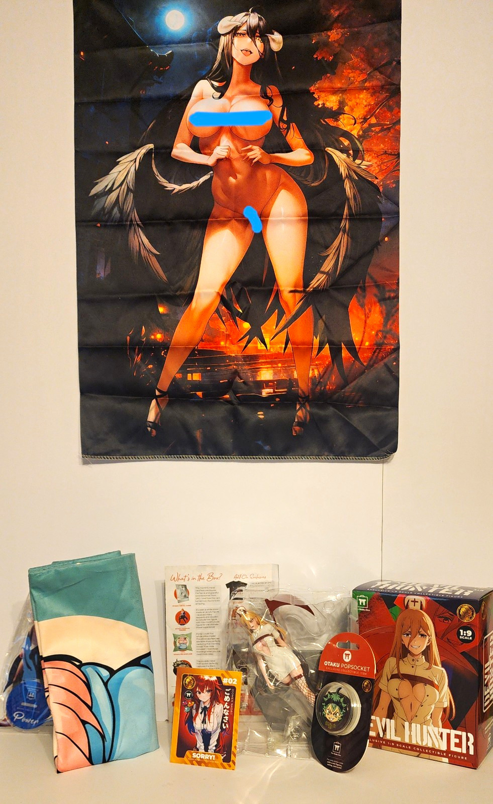The Otaku Box Devil Hunter Figure Excluxive 1:9 Scale Adult Subscription Box