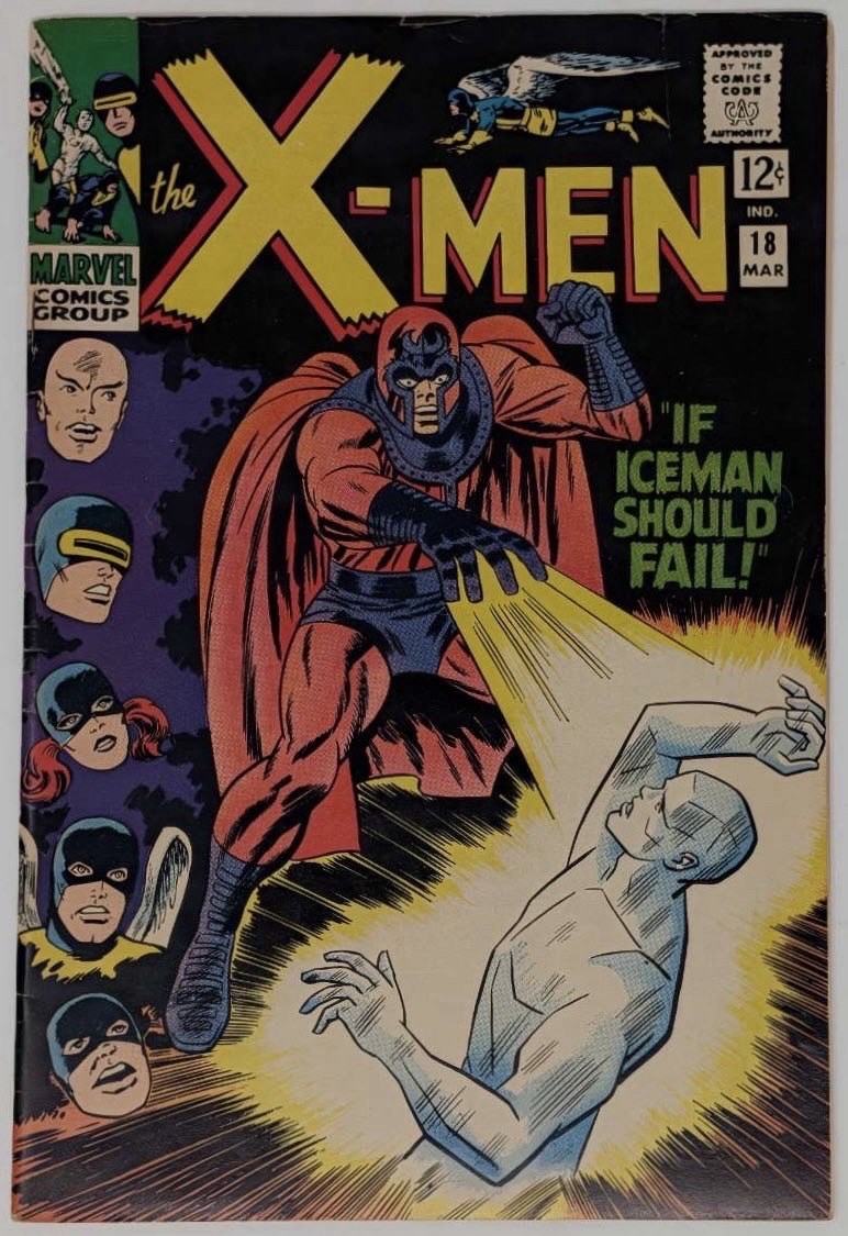 The X-Men #18 If Iceman Should Fail Vintage Marvel Comics Group March 1966