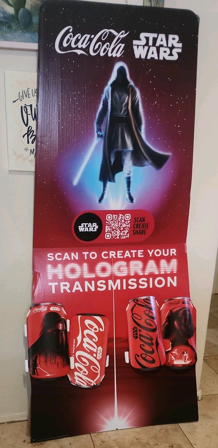 COCA COLA STAR WARS - Limited Collectors Edition 2025 Display Header 