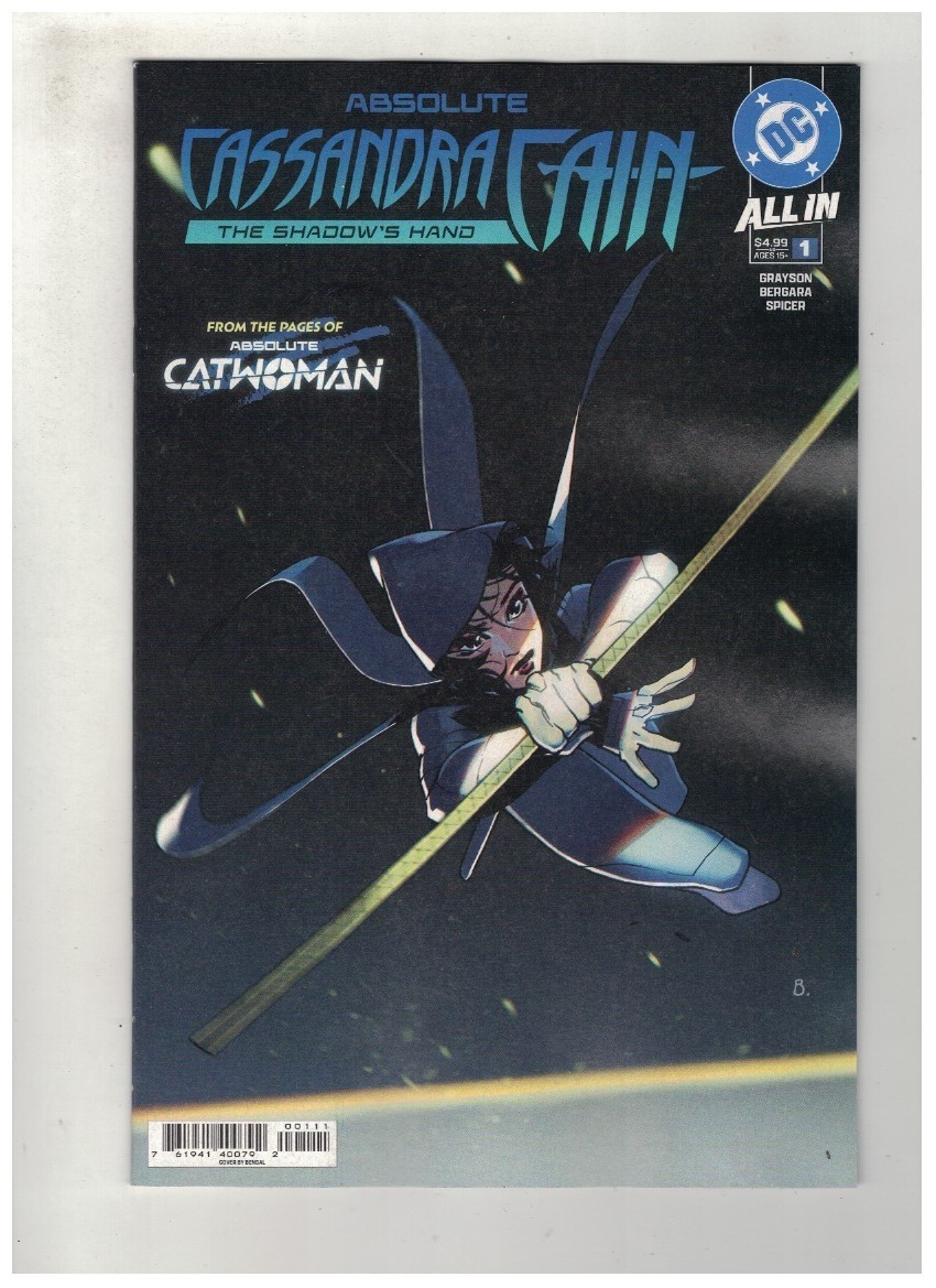 ABSOLUTE CASSANDRA CAIN: THE SHADOW'S HAND #1 - BENGAL MAIN COVER - DC/2026