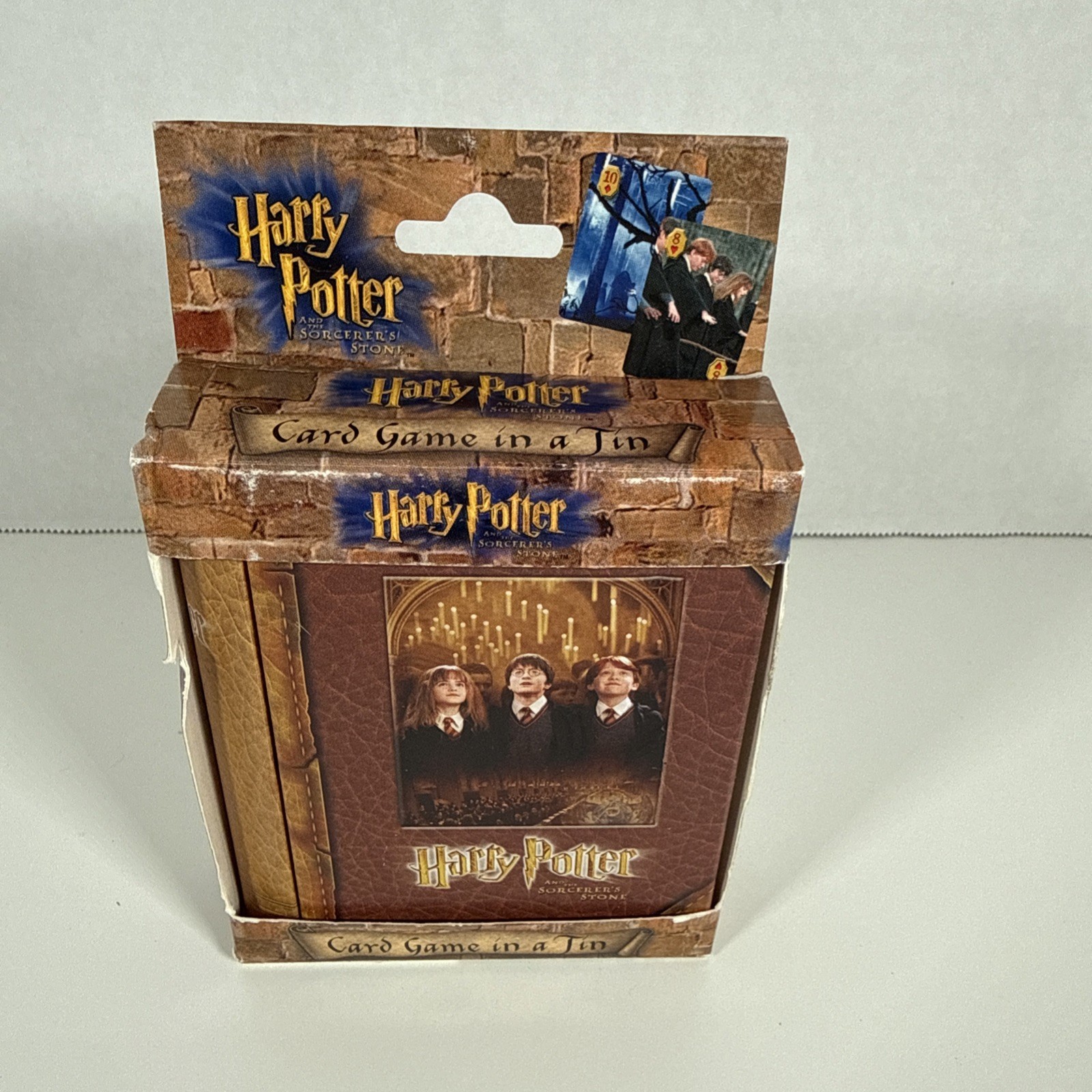 Vintage 2001 Harry Potter And The Sorcerers Stone Card Game In Tin -New