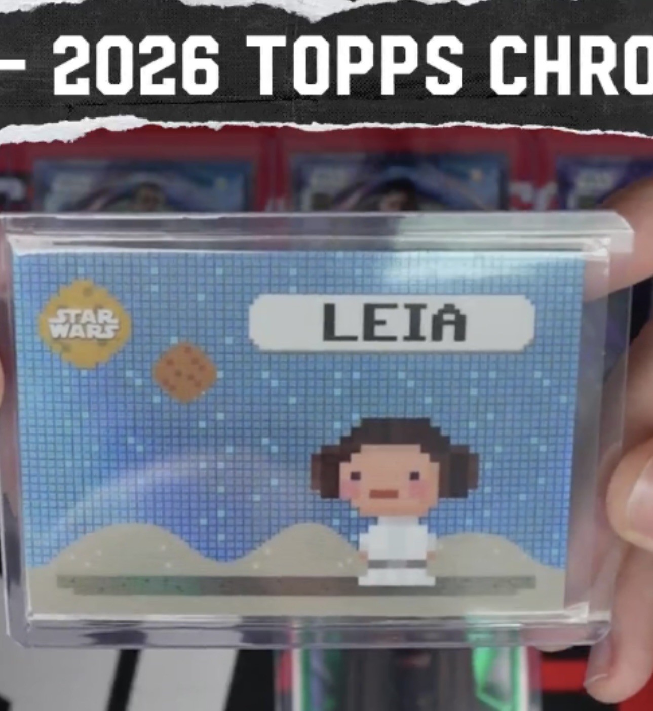 2026 Topps Chrome Star Wars Bonus Stage Leia Organa MULTI Case Hit SSP 8-Bit 2026 Topps Chrome Star Wars Bonus Stage Leia Organa MULTI Case Hit SSP 8-Bit