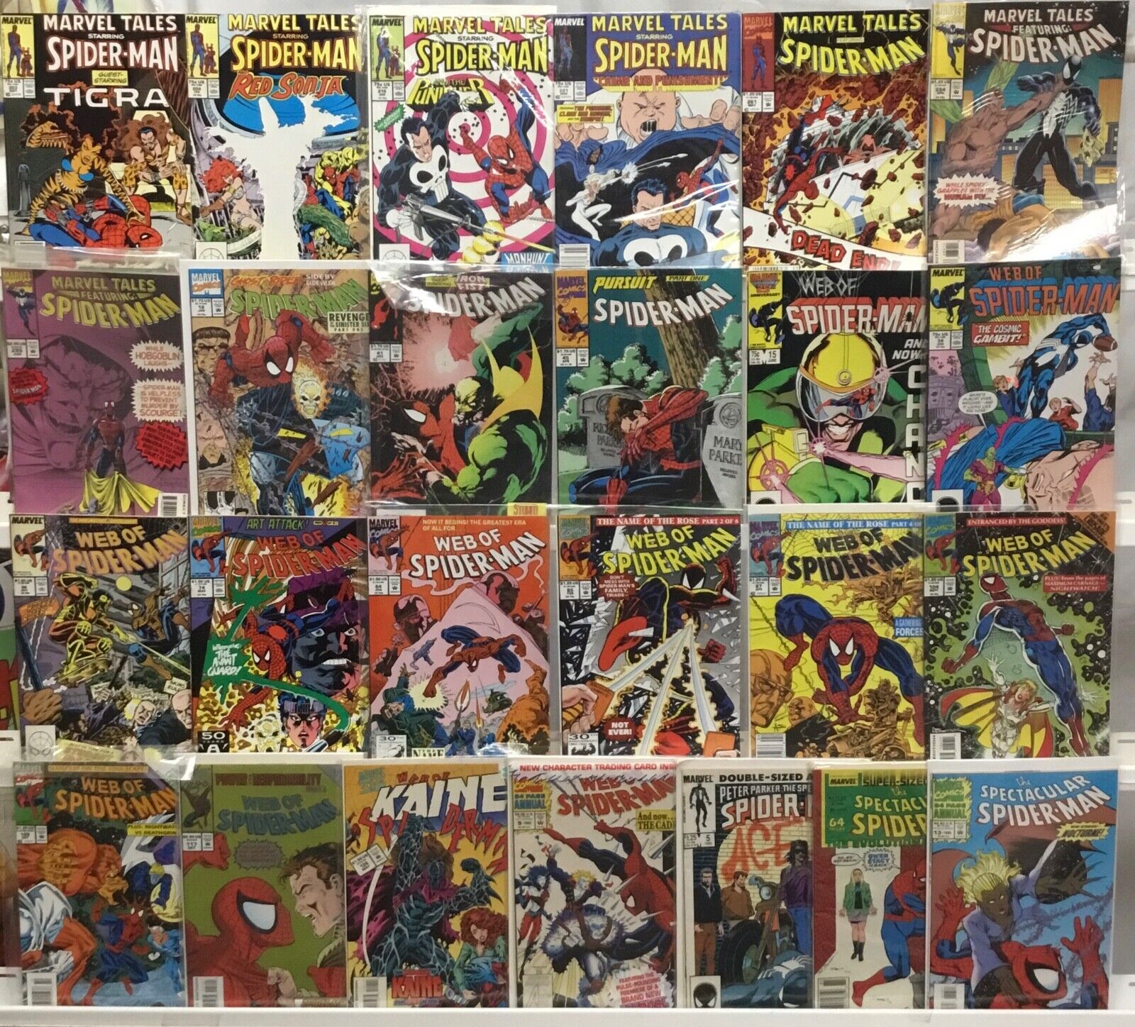 Marvel Comics - Spider-Man - Comic Book Lot of 25 Issues - Web of, Marvel Tales
