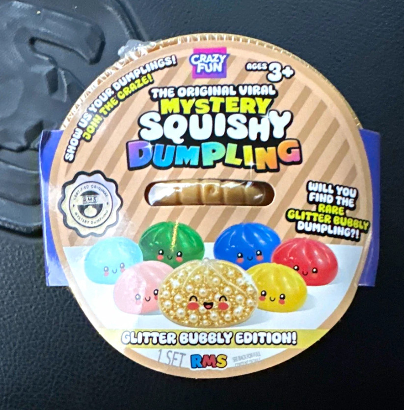RMS Crazy Fun Mystery Squishy Dumpling Glitter Bubbly Edition NEW SEALED