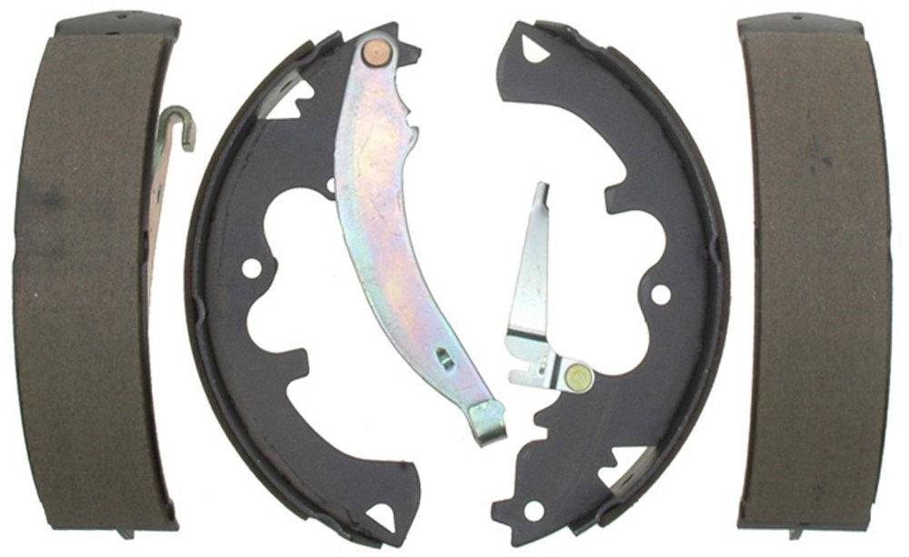 Raybestos Element3 Replacement Rear Drum Brake Shoes Set - For Select Year Ford,