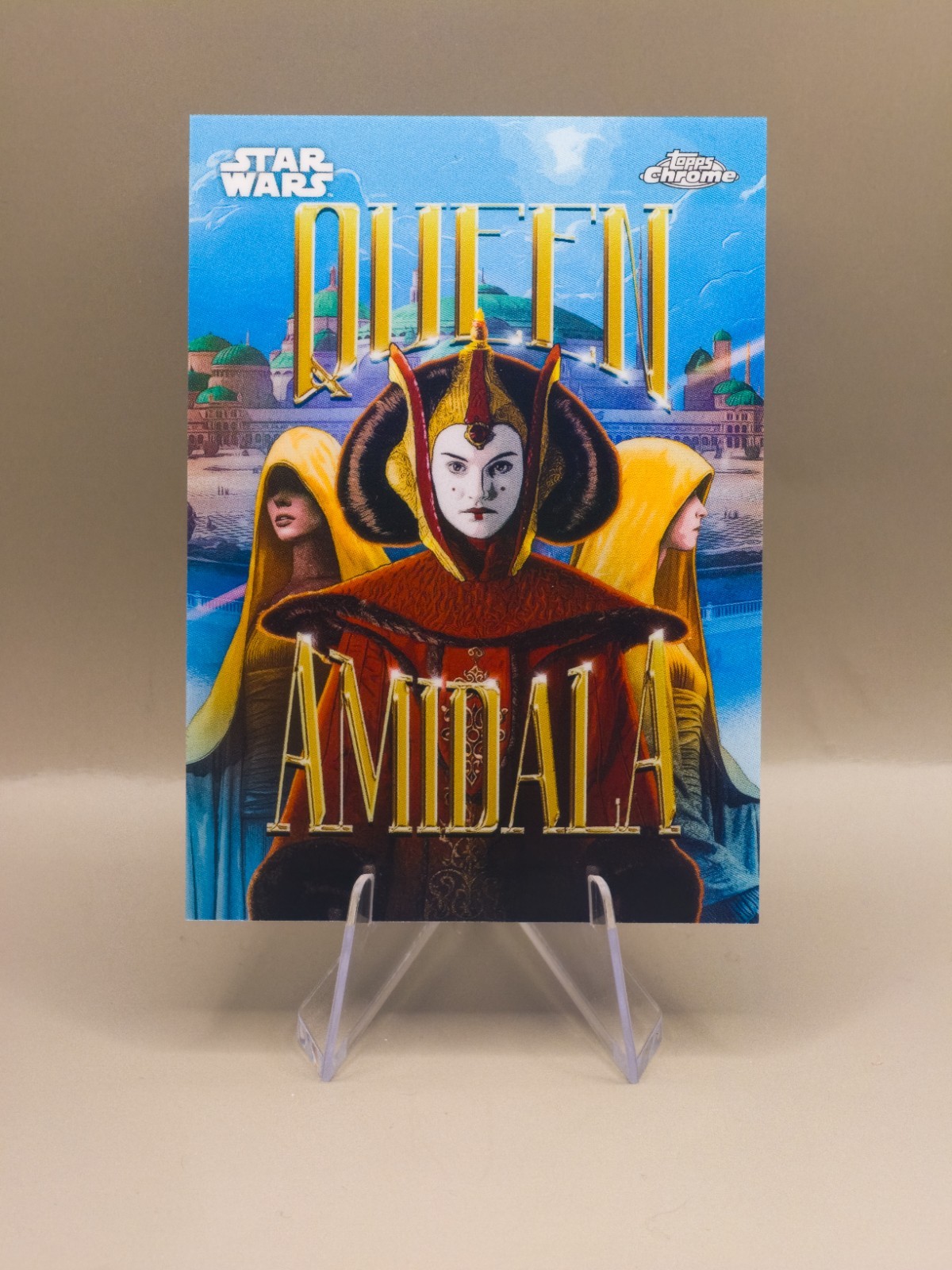 2026 Topps Chrome Star Wars Galactic Maximalists Queen Amidala SSP