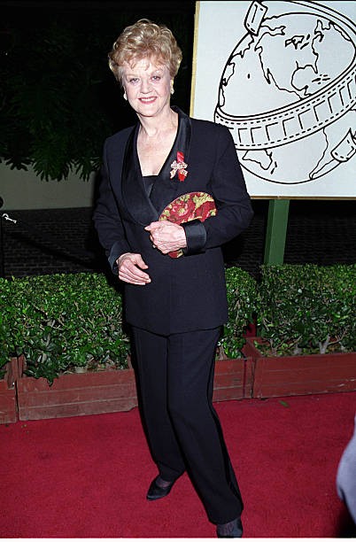 Angela Lansbury at 1995 Golden Globe Awards in LA  Old Photo