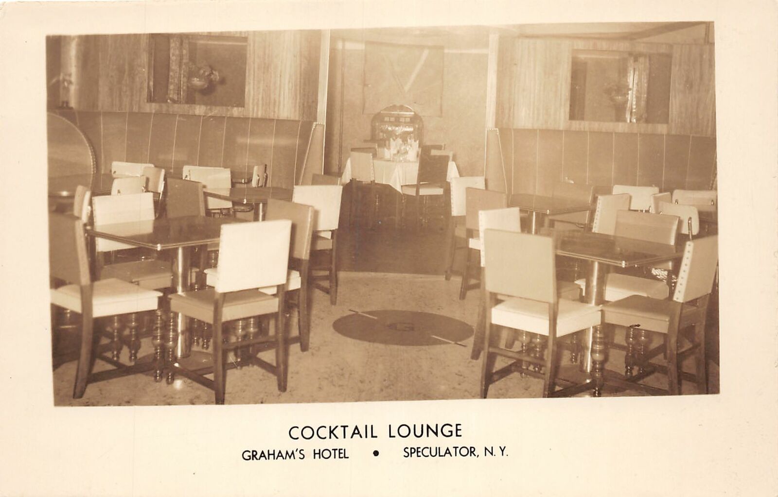 PC1/ Adirondacks Speculator New York RPPC Postcard c1910 Graham's Hotel 232