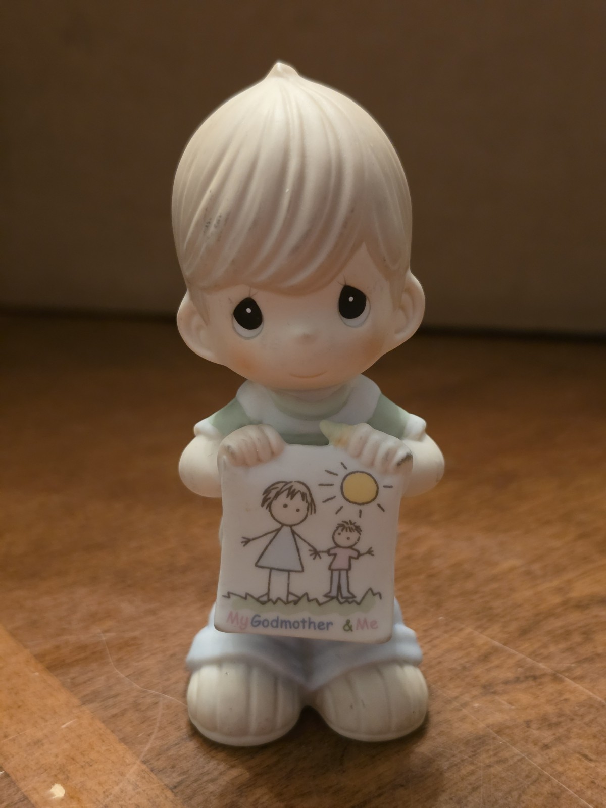 Precious Moments My Godmother & Me Boy Figurine 2003 Enesco #115904 4.5”
