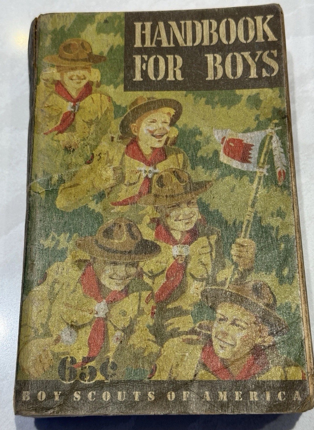1948 Boy Scout Handbook 5th Ed 1st Printing BSA Vintage Scout Book