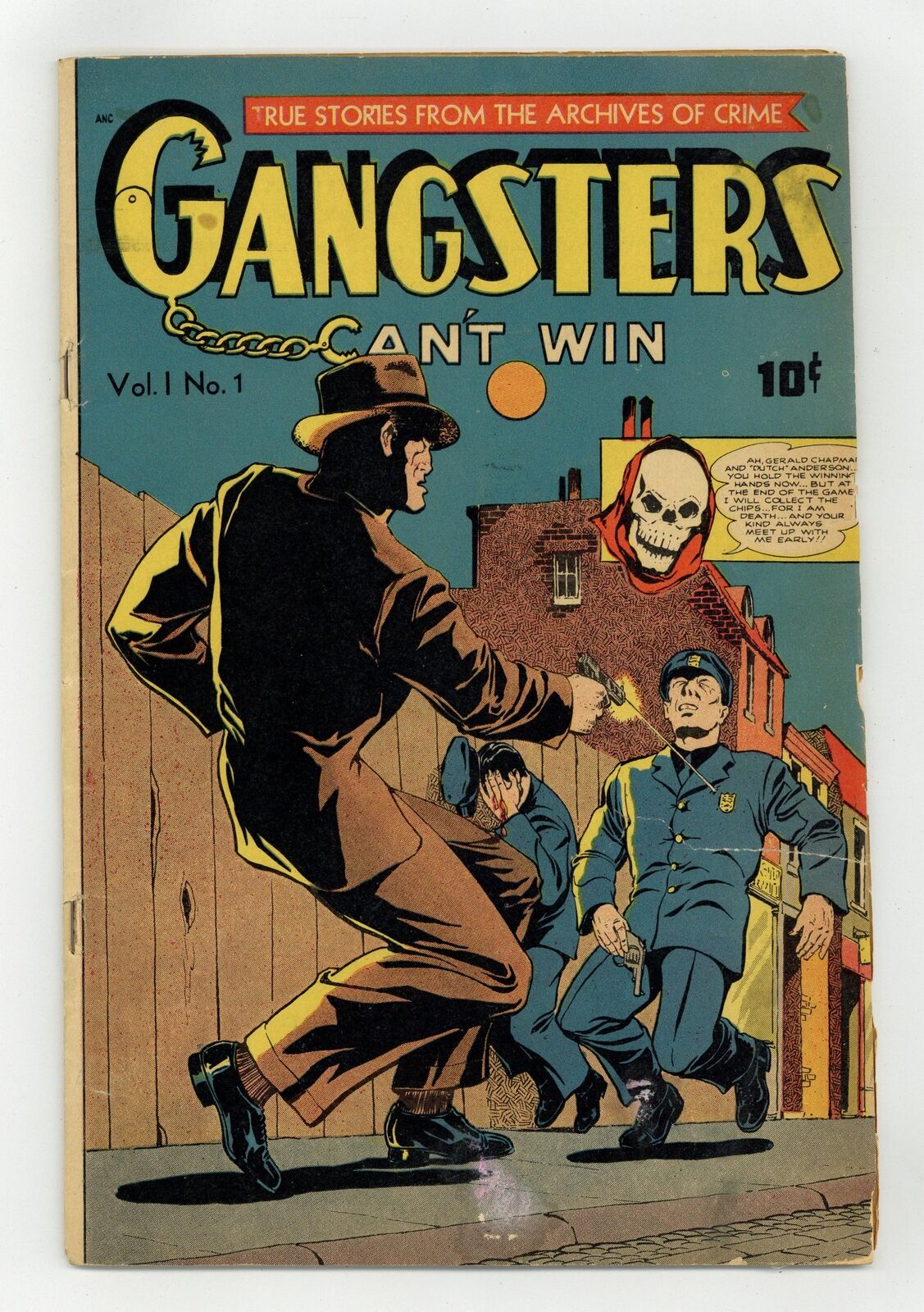Gangsters Can't Win #1 GD+ 2.5 1948