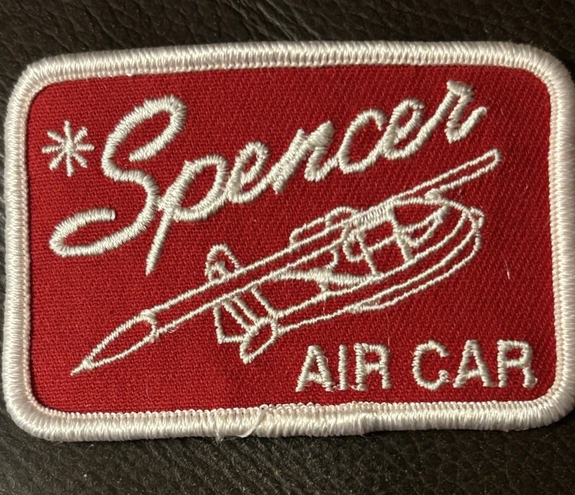 Vtg 1940's/50's Spencer Air Car Plane Patch NOS Airplane Aviation History