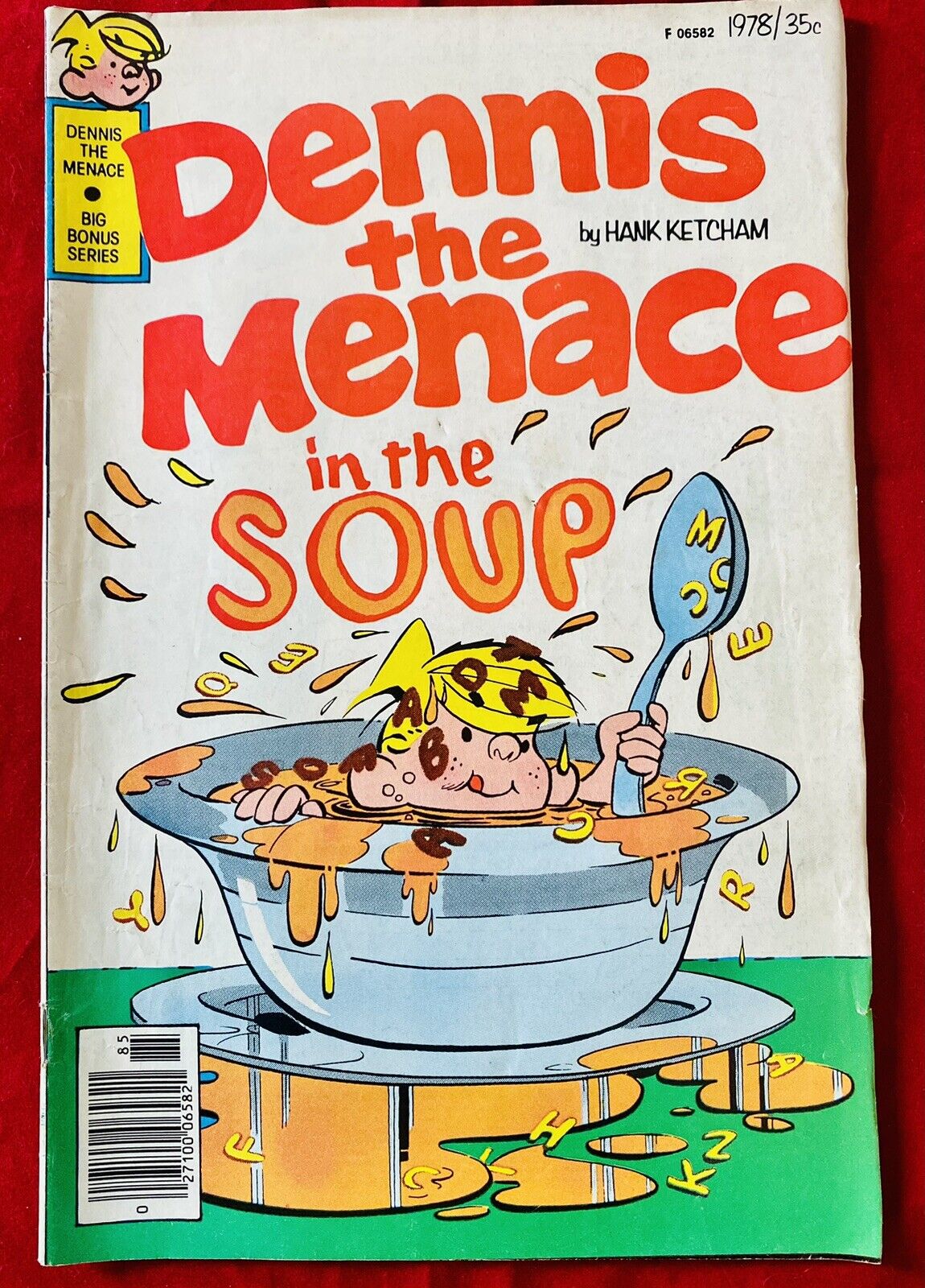 Vintage Fawcett Comics DENNIS THE MENACE in the Soup Comic Book April 1978
