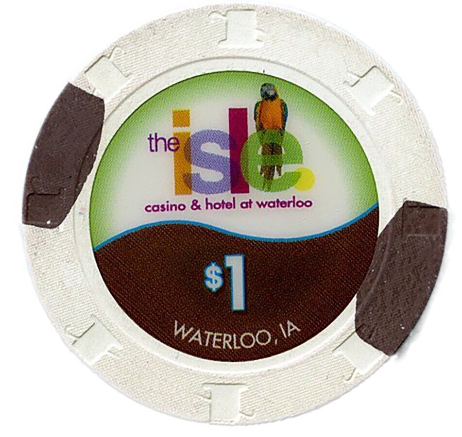 $1 Isle of Capri Casino Chip-Waterloo, Iowa
