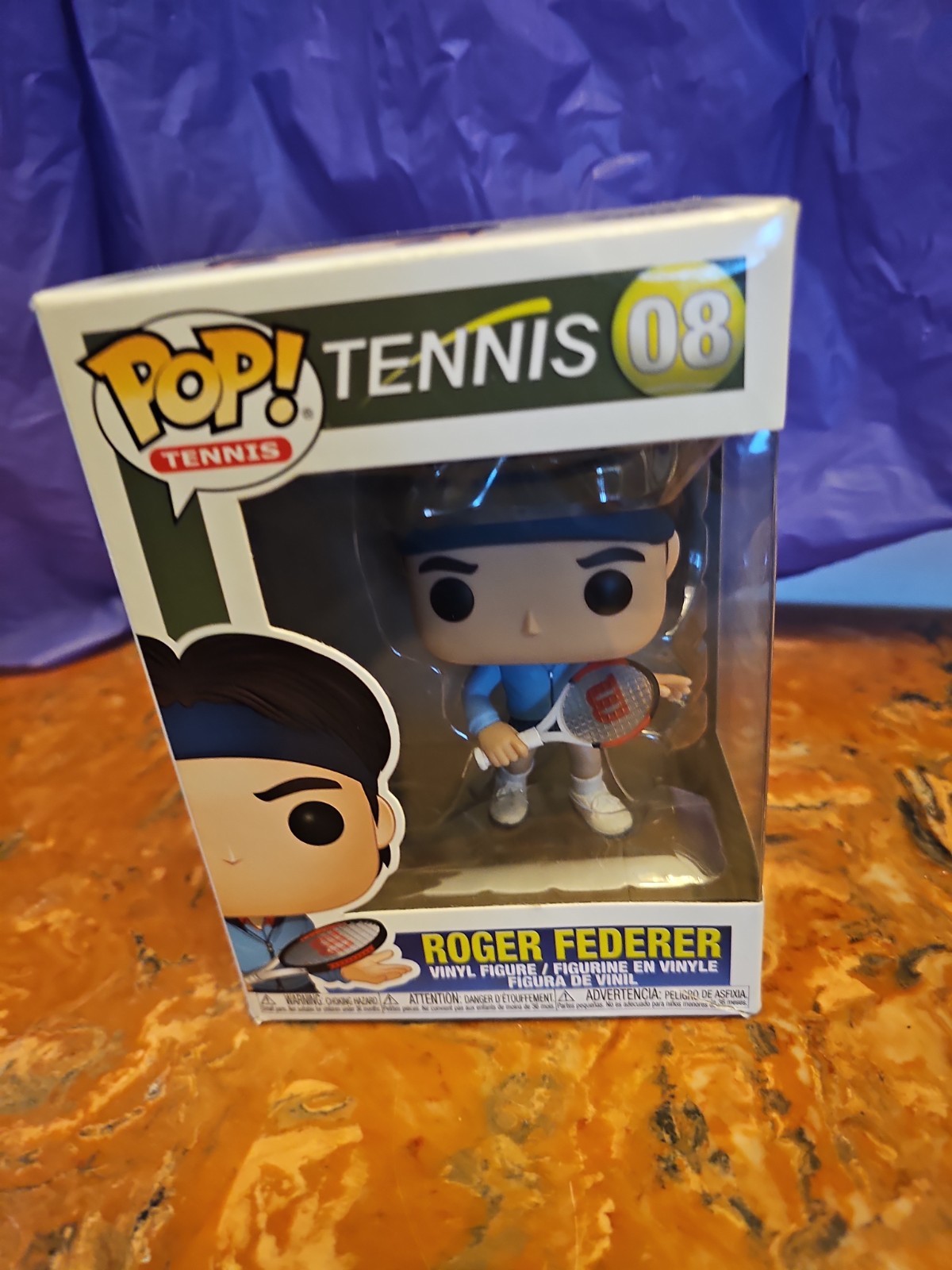 Funko Pop Roger Federer #08 Vinyl Figure NON MINT