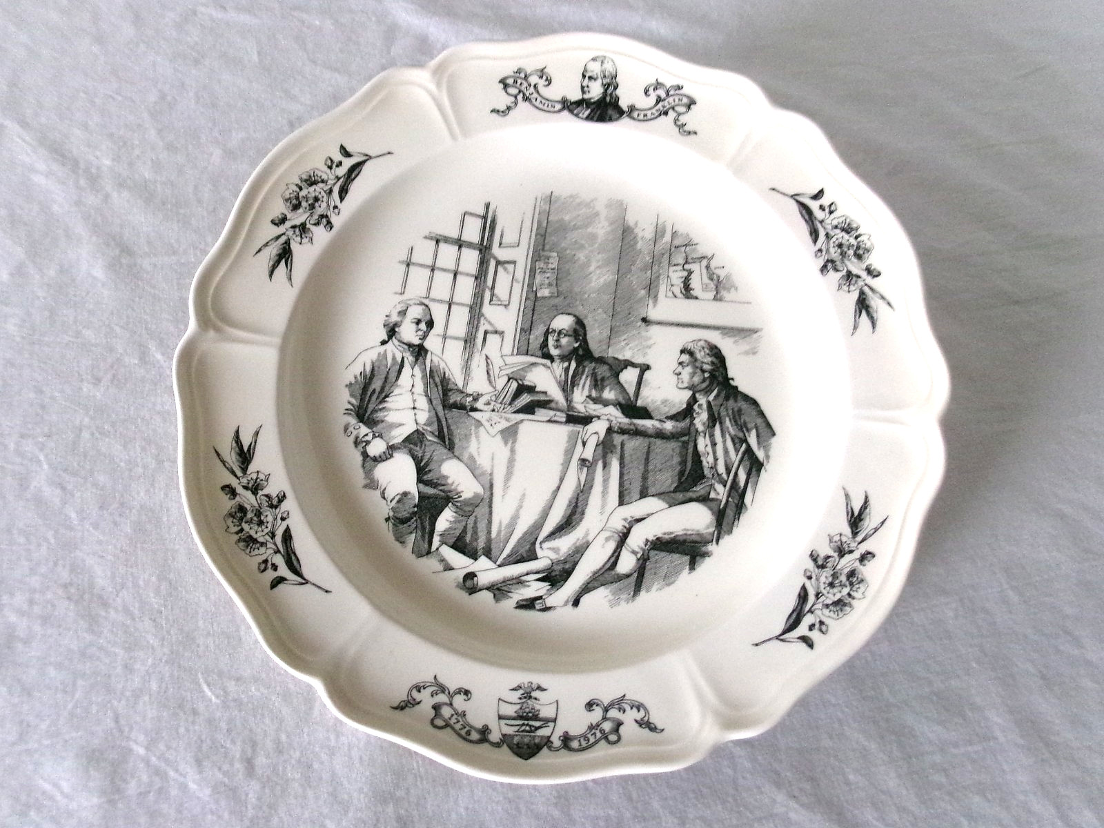 Wedgwood 200th Anniversary of the United States America PLATE Pennsylvania 2nd