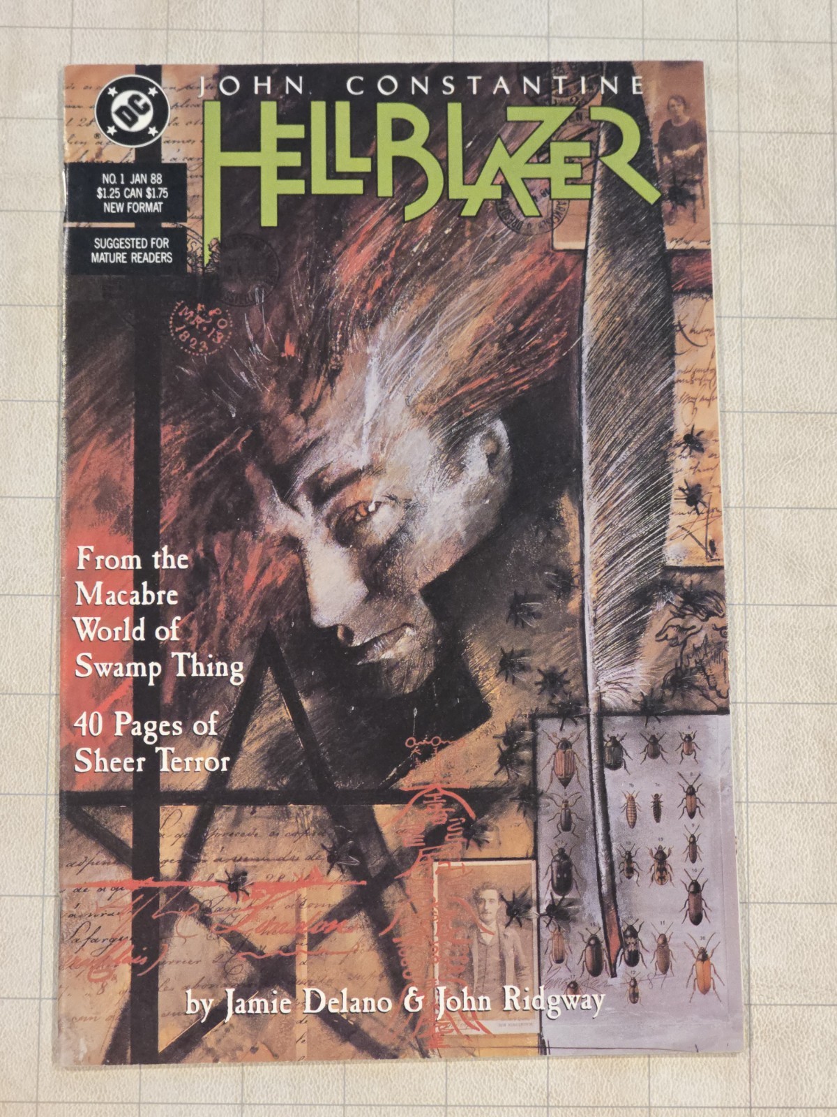 Hellblazer #1 First Ongoing Title Series 1st App. Of Papa Midnite