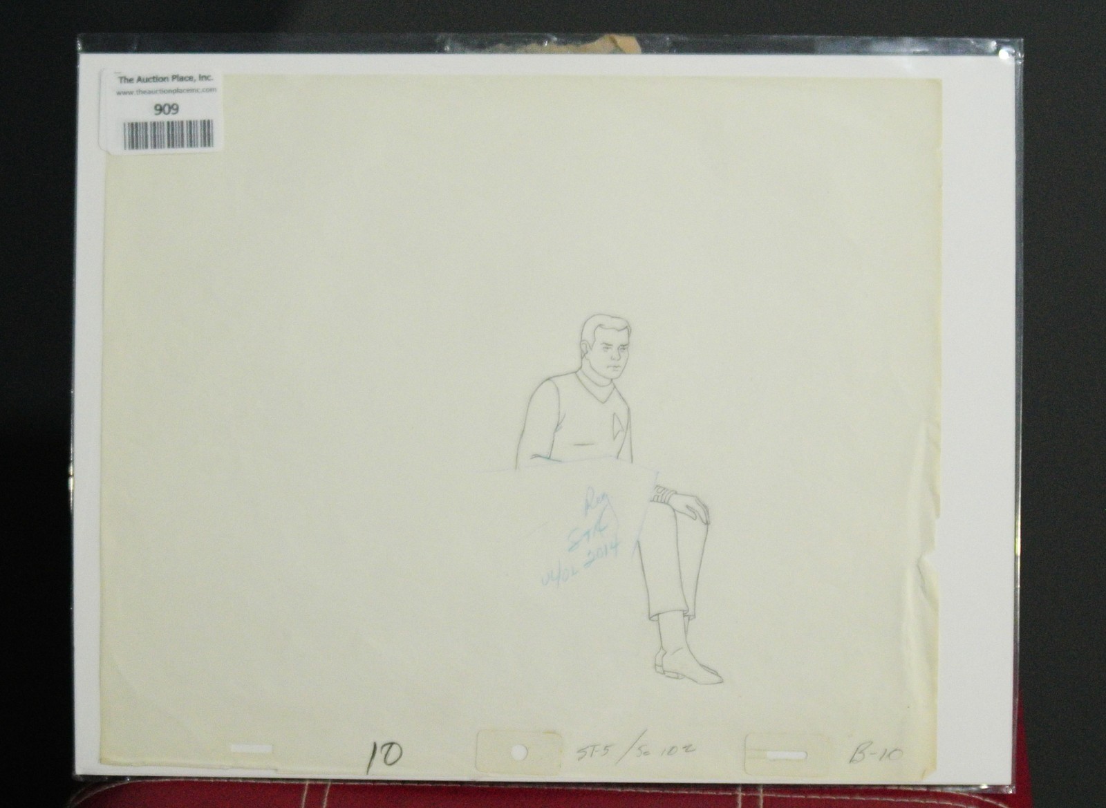 Star Trek The Animated Series Animation Original Production Drawing Captain Kirk Star Trek The Animated Series Animation Original Production Drawing Captain Kirk
