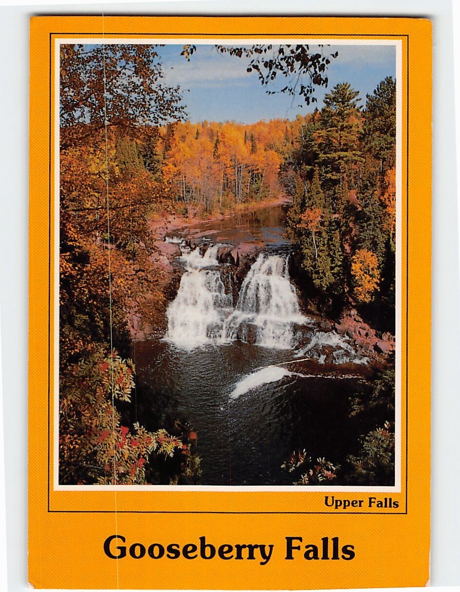 Postcard Upper Gooseberry Falls Minnesota USA
