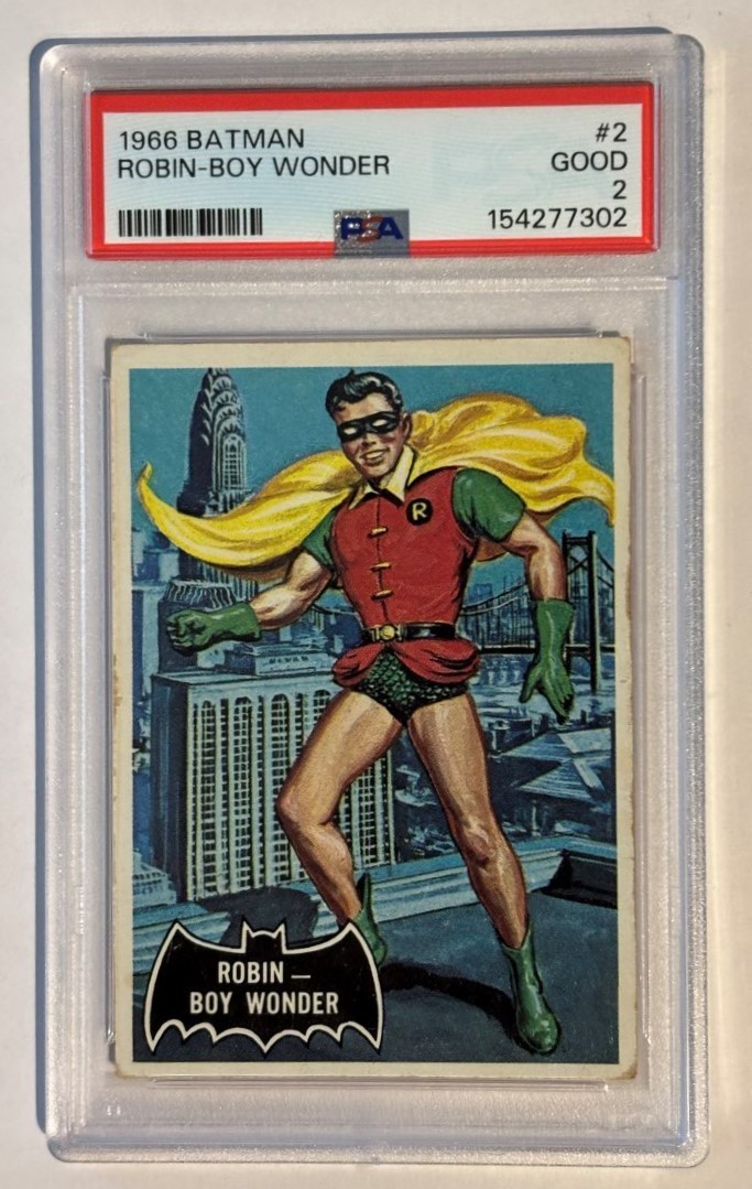 1966 Topps Batman #2 Robin - Boy Wonder PSA 2
