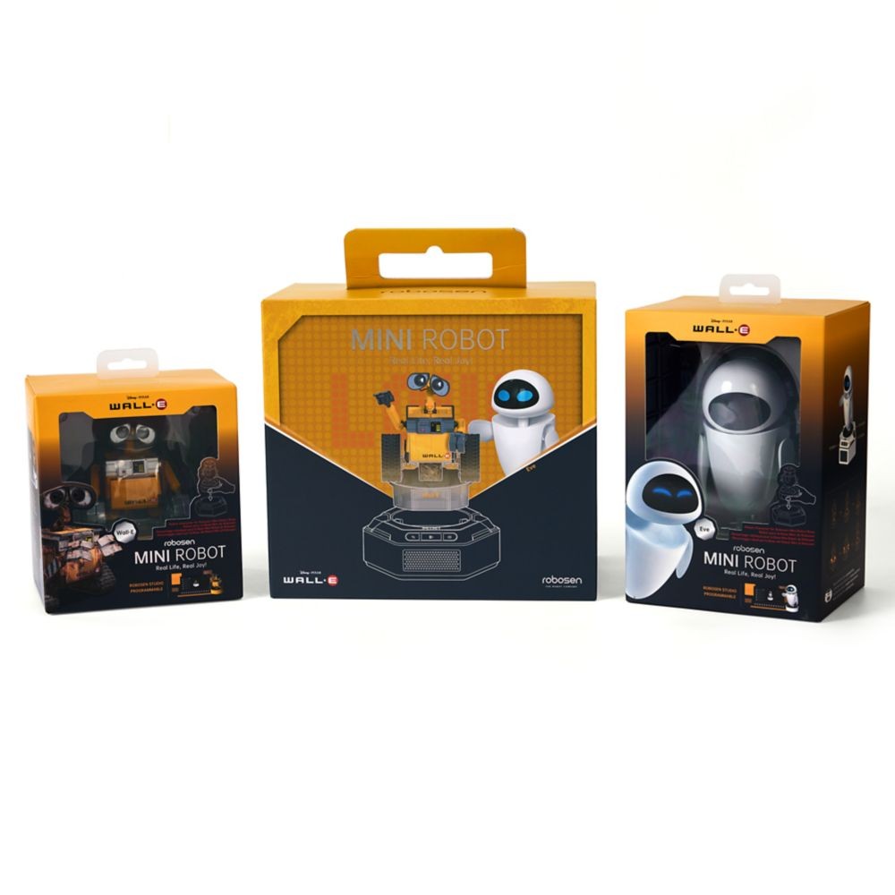 Disney Parks WALL•E and EVE Robotic Mini Action Figure Set by Robosen